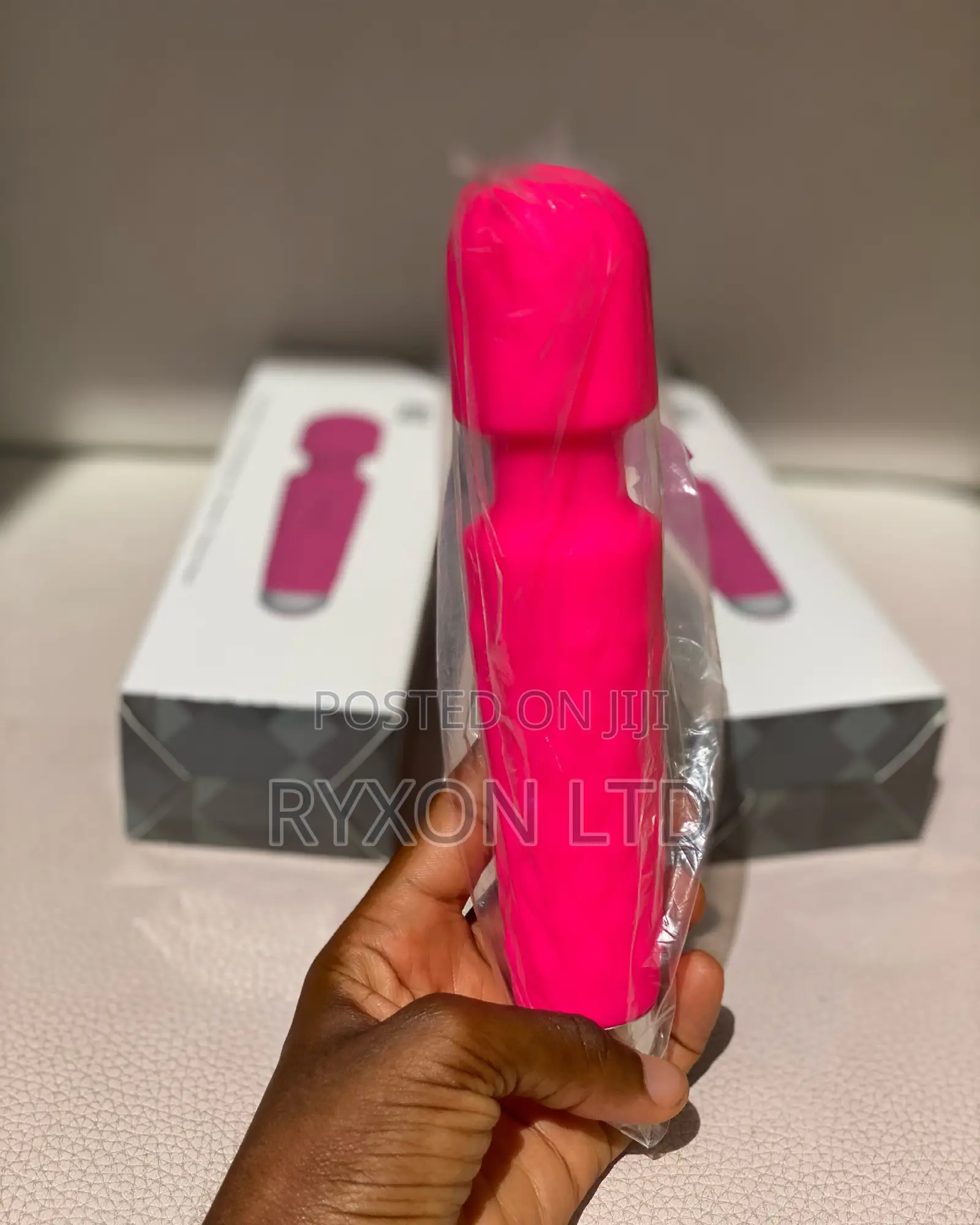 Pink Rechargeable Magic Wand Vibrator