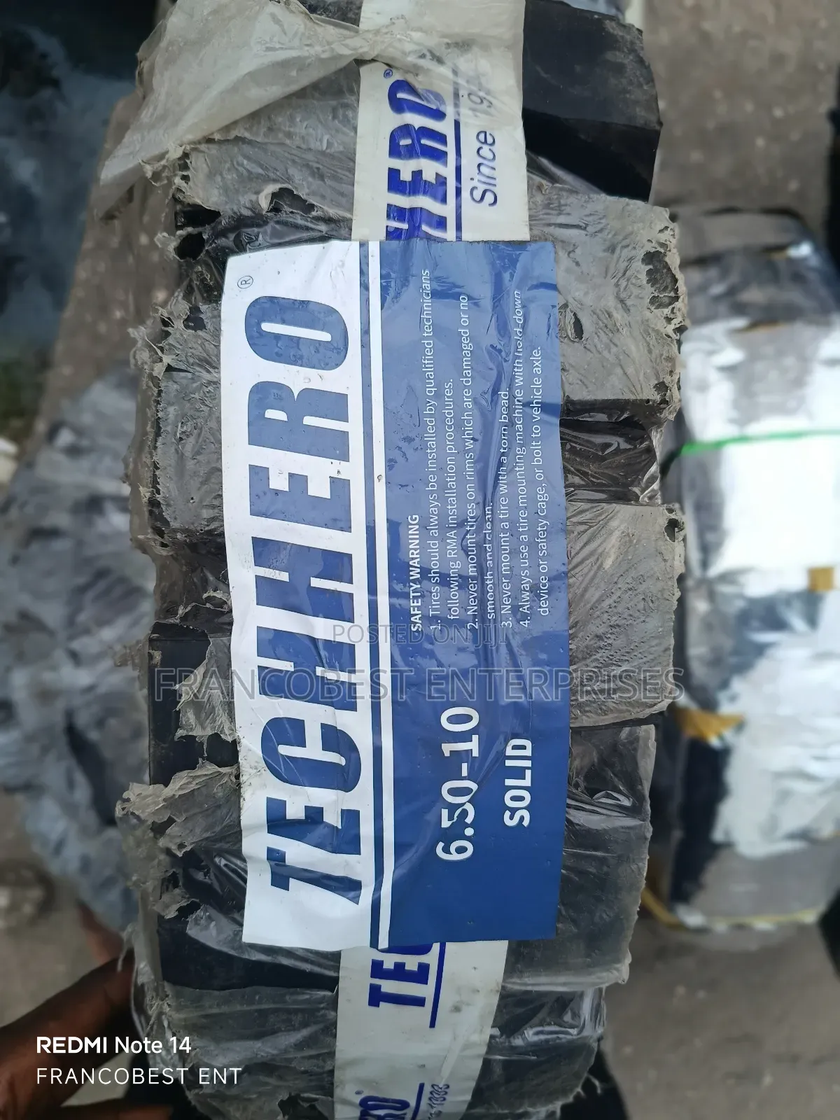 6.50-10 Tech Hero Solid Tire