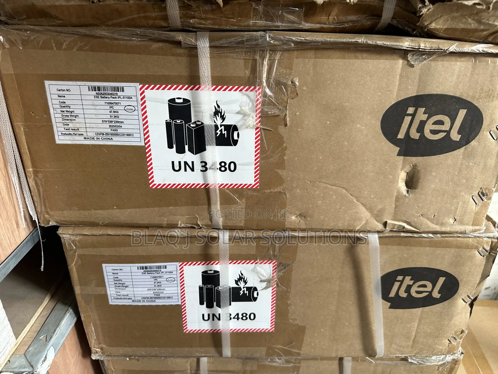 Brand New Itel Lithium Ion Battery 5kwh