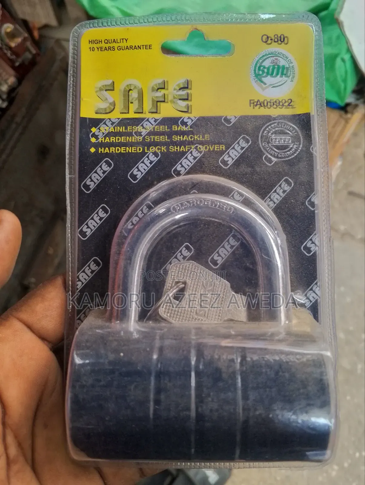 Anty Saw Padlock Best Qoulity 80mmsafe