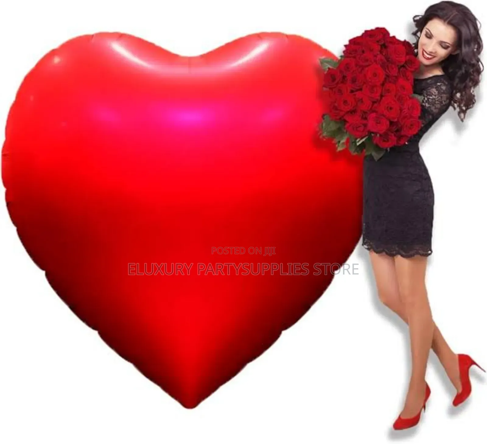 63 Inches Giant Heart Shape Balloon