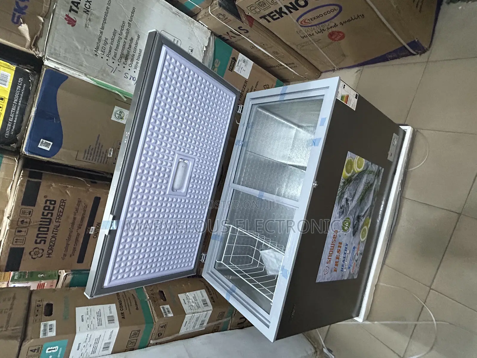 Brand New Snoswsea Full Coper Engine 300l Chest Freezer With Warranty