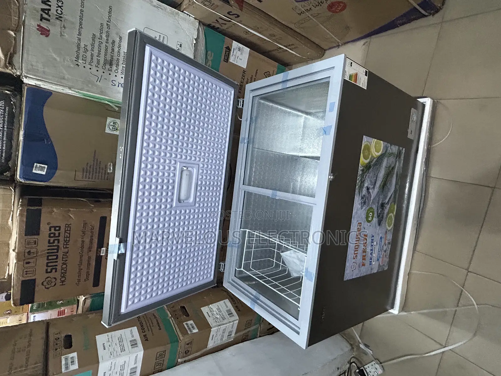 Brand New Snoswsea Full Coper Engine 300l Chest Freezer With Warranty