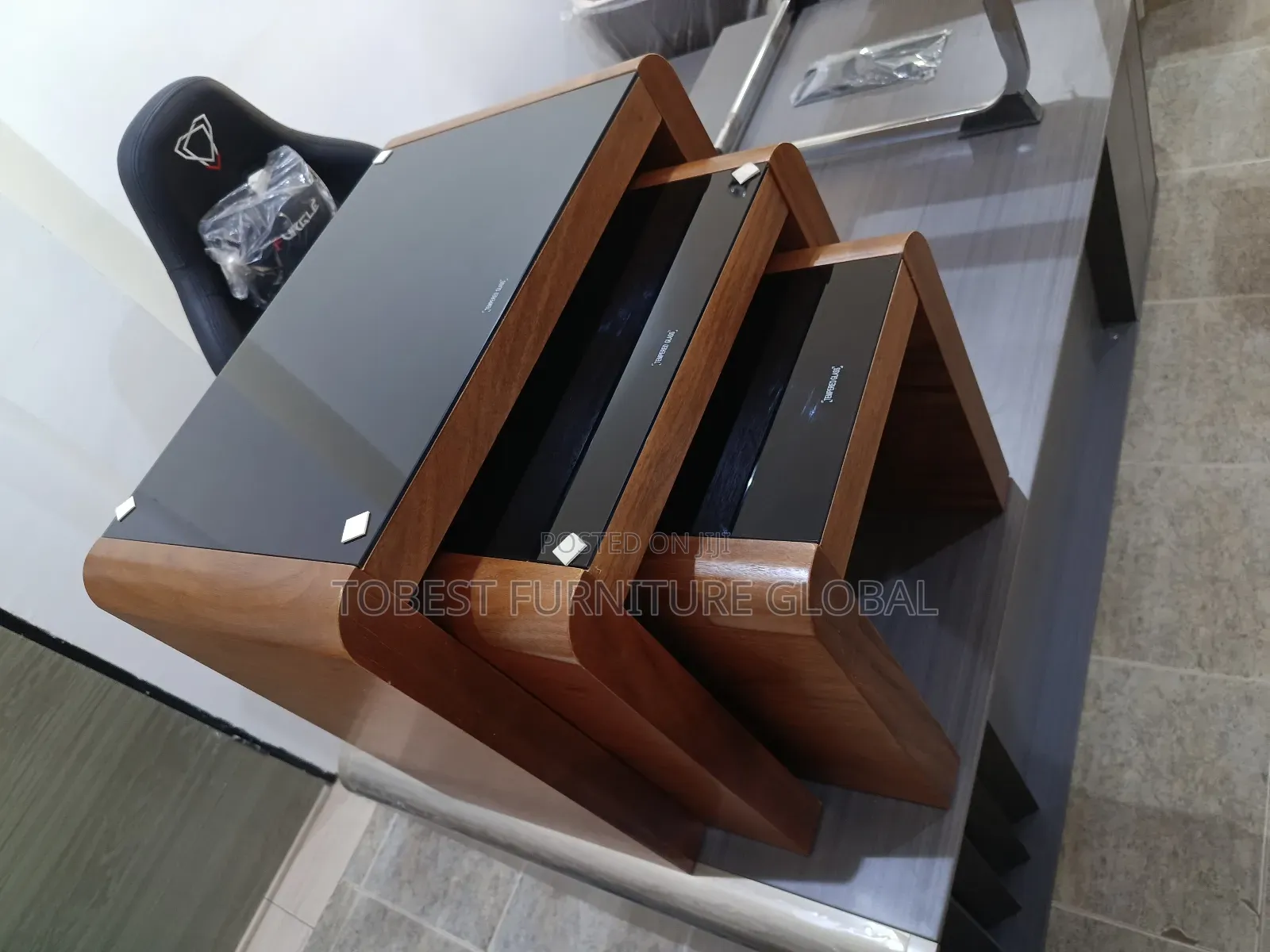 3 in 1 Luxury Wooden Side Table