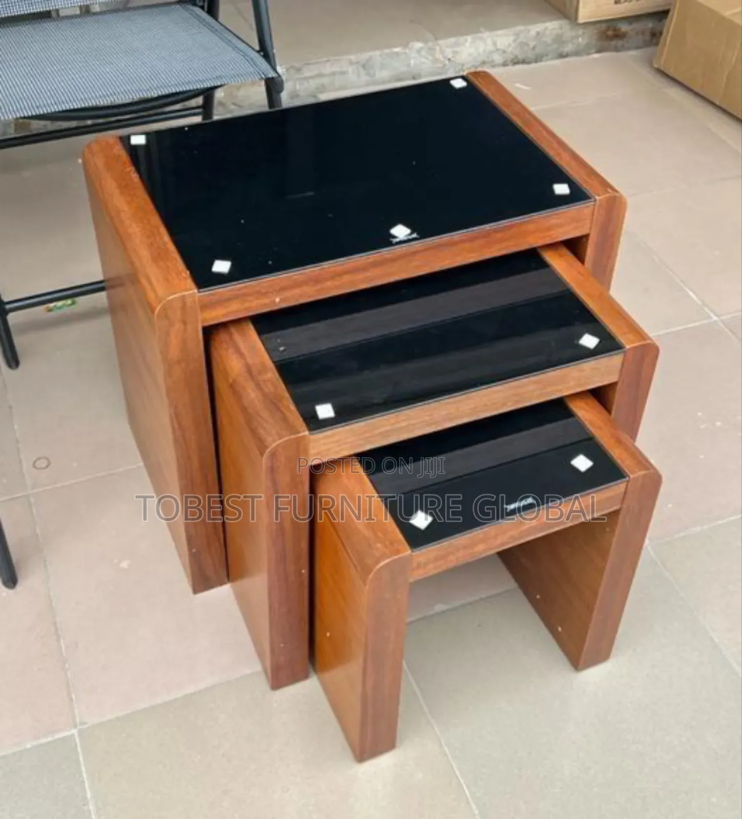 3 in 1 Luxury Wooden Side Table