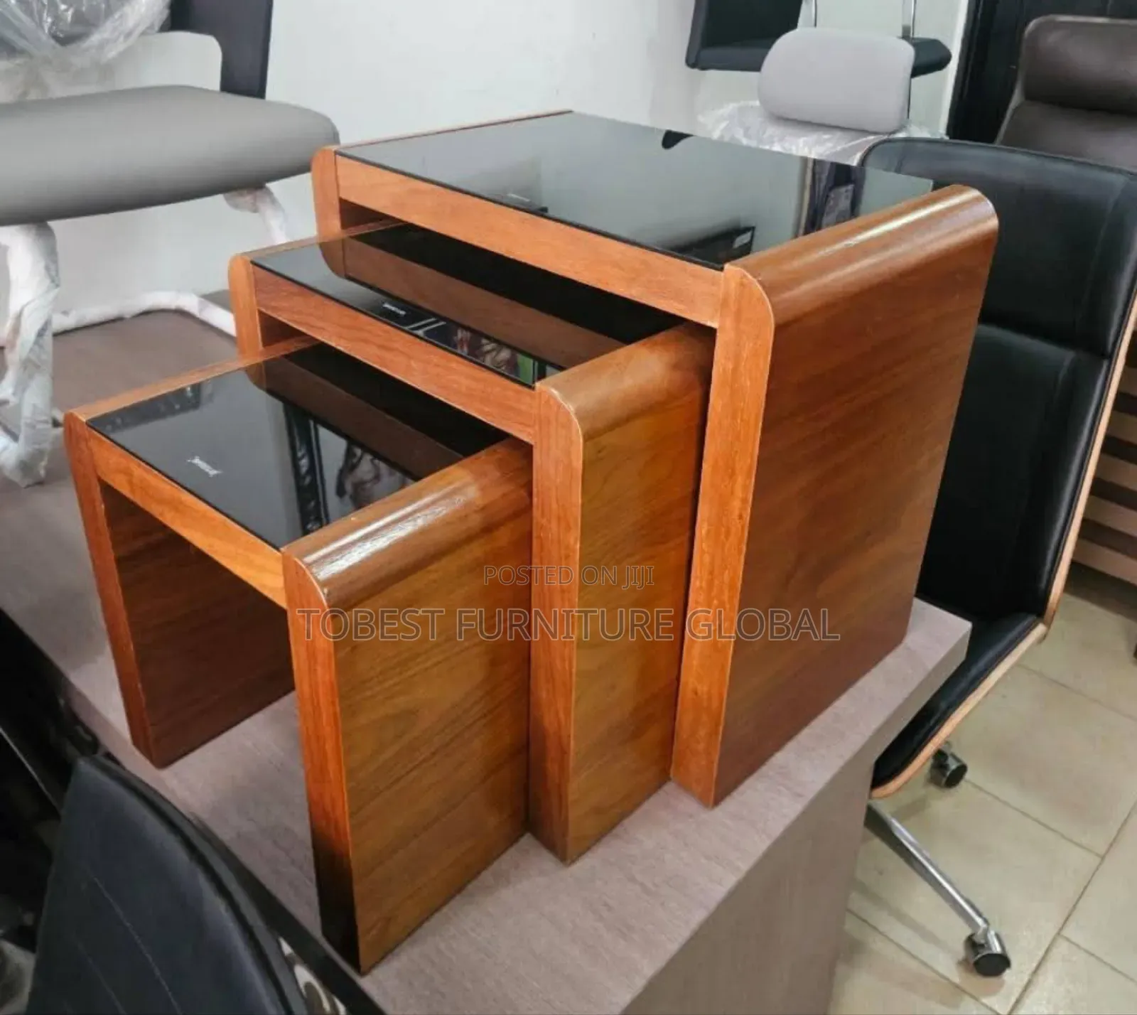 3 in 1 Luxury Wooden Side Table
