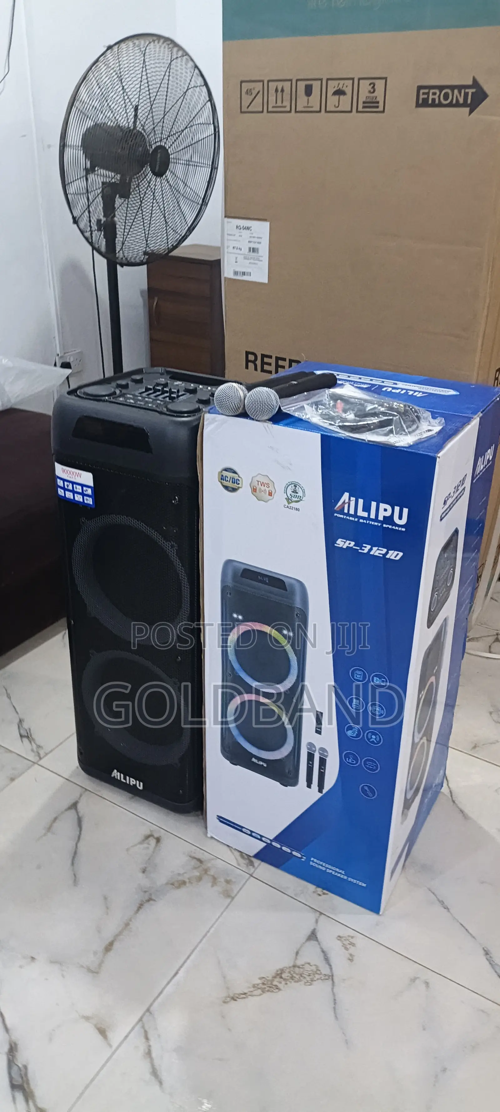Ailipu Sp-312 120 Watts Pa Speaker With Dual Microphones
