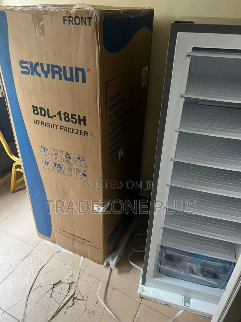 Skyrun BDL-185h Freezer – Large Capacity With Adjustable Shelves