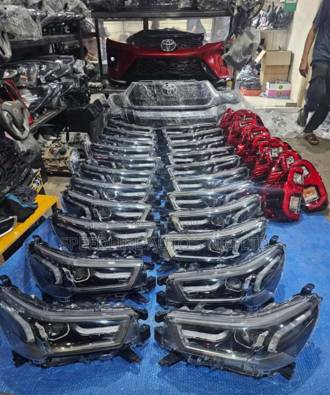 Complete Head Lamp Toyota Hilux 2020 To 2023 Model