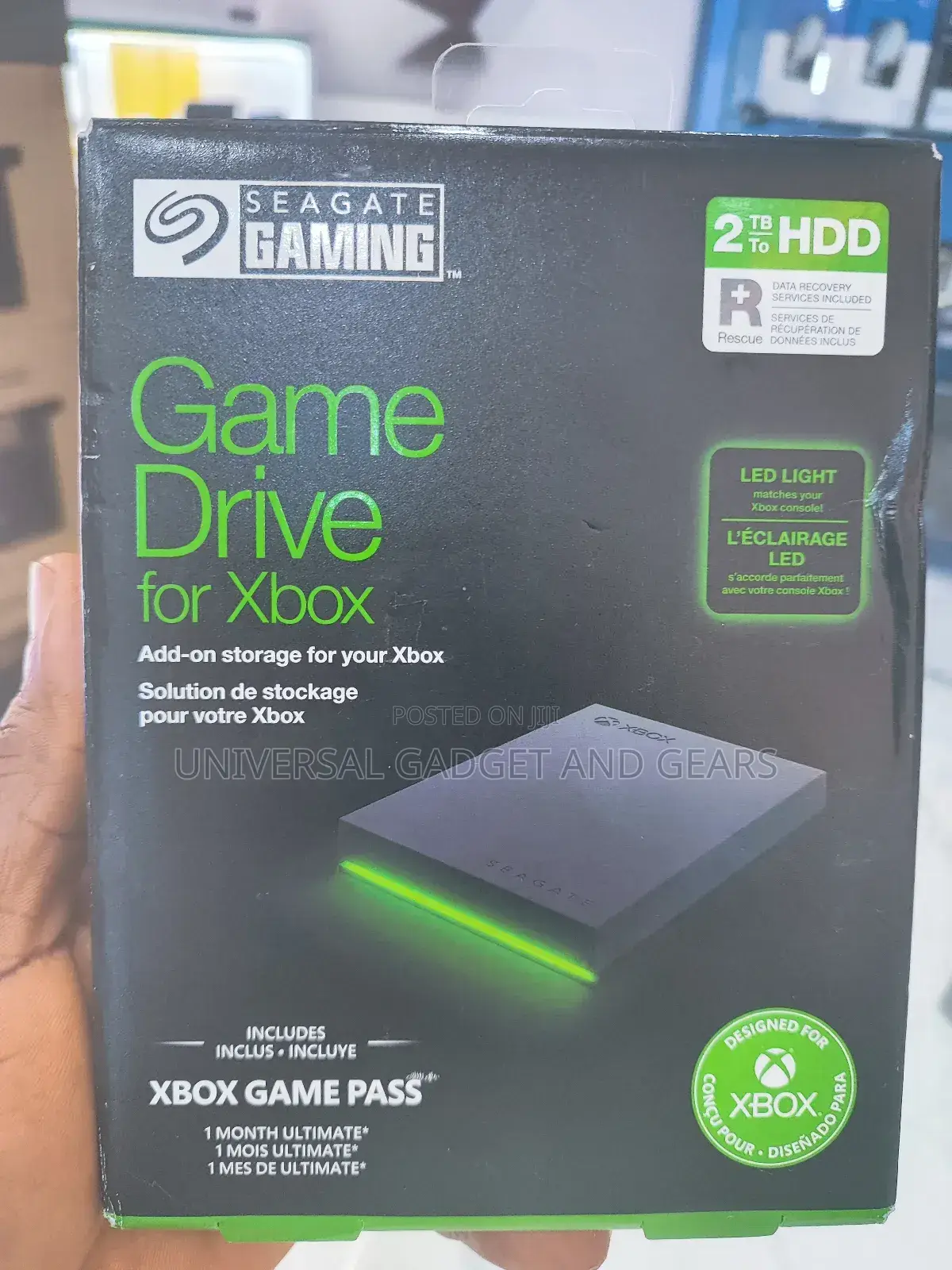 Seagate Game Drive for Xbox 2tb, External Hard Drive Portable, Usb 3.2