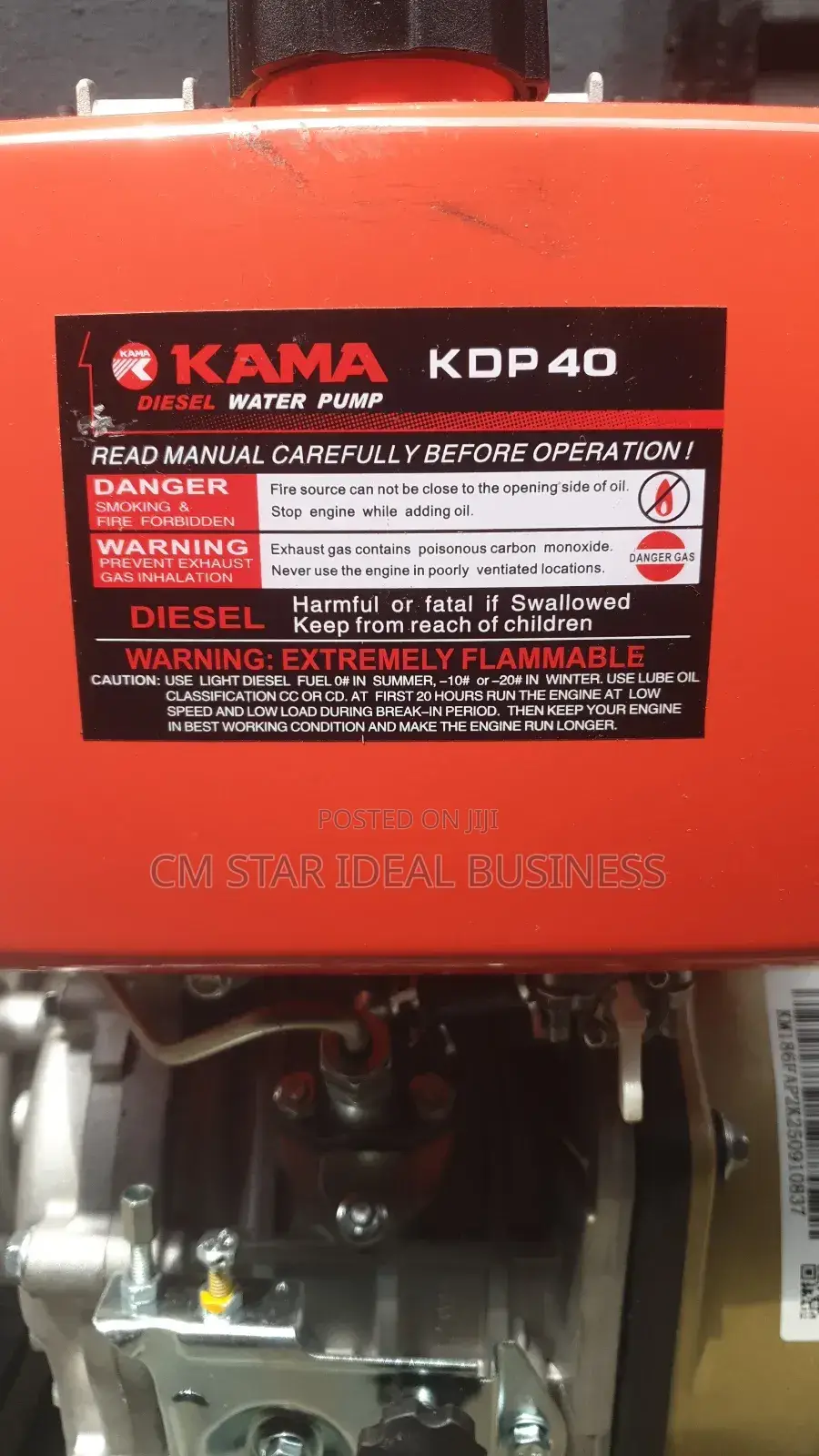 Kama Diesel Water Pump 4inches