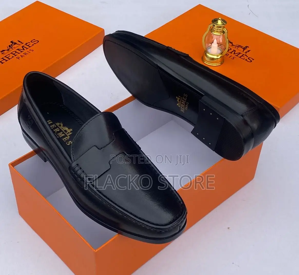 Original Hermes Loafers Shoes