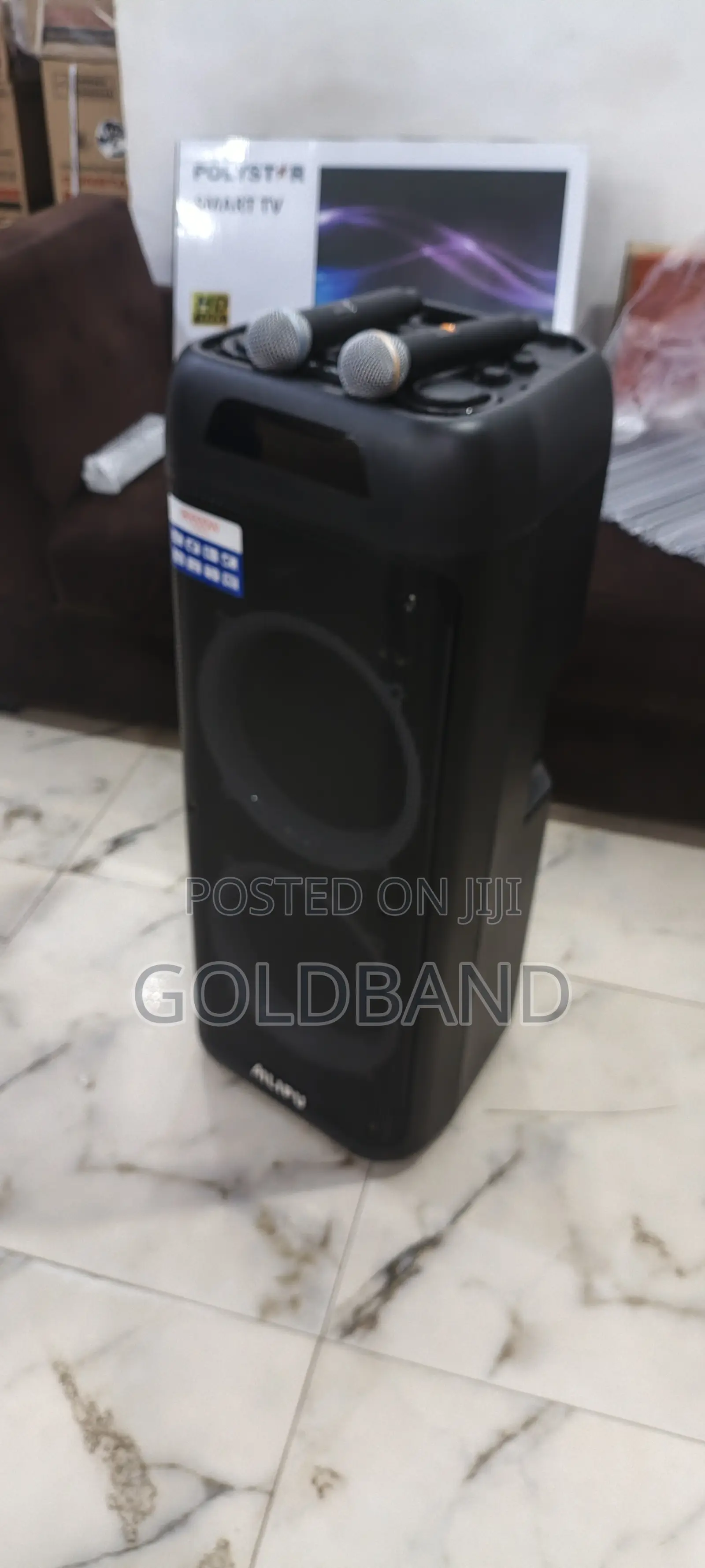 Ailipu Sp-312 120w Portable Sound System + 2 Mics
