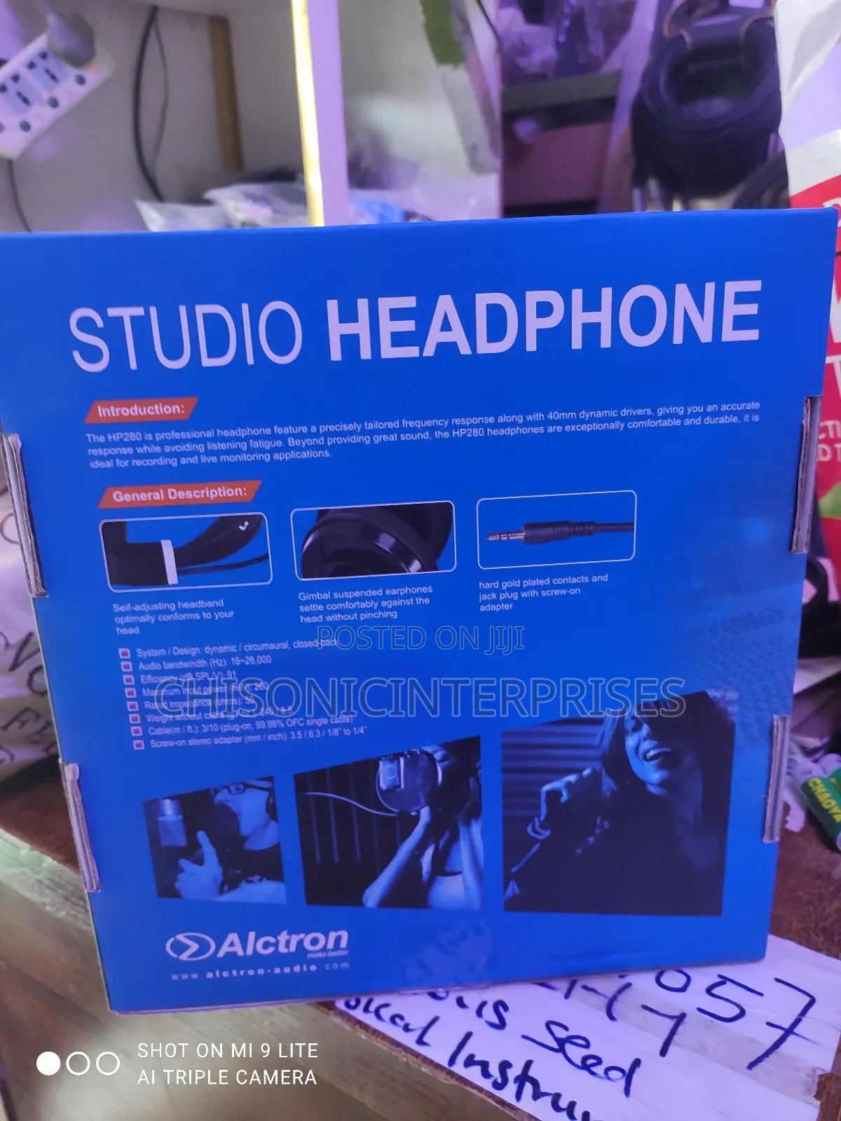 Alctron Studio Headphone Hp280