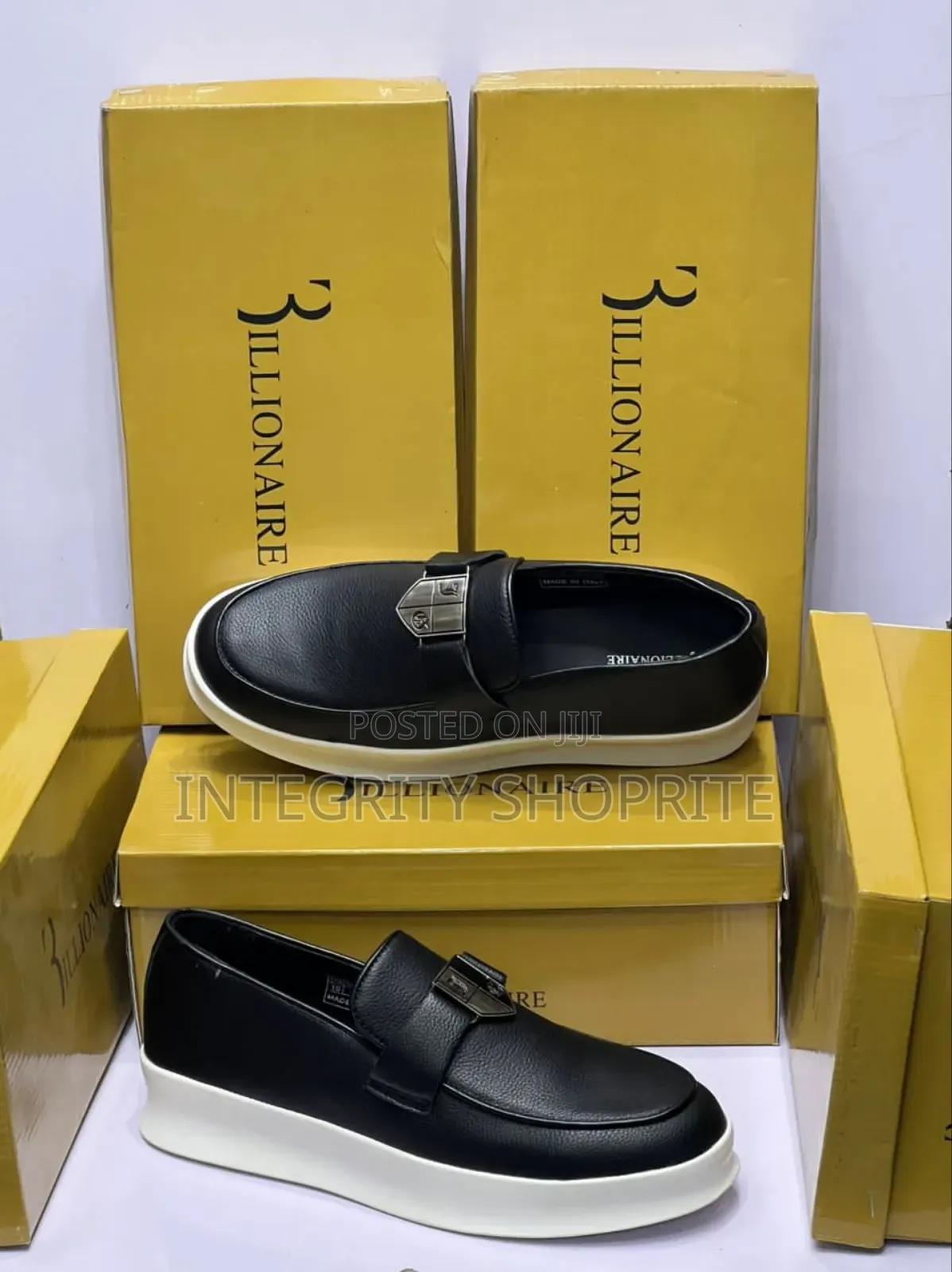 Black Billionaire Flat Shoes