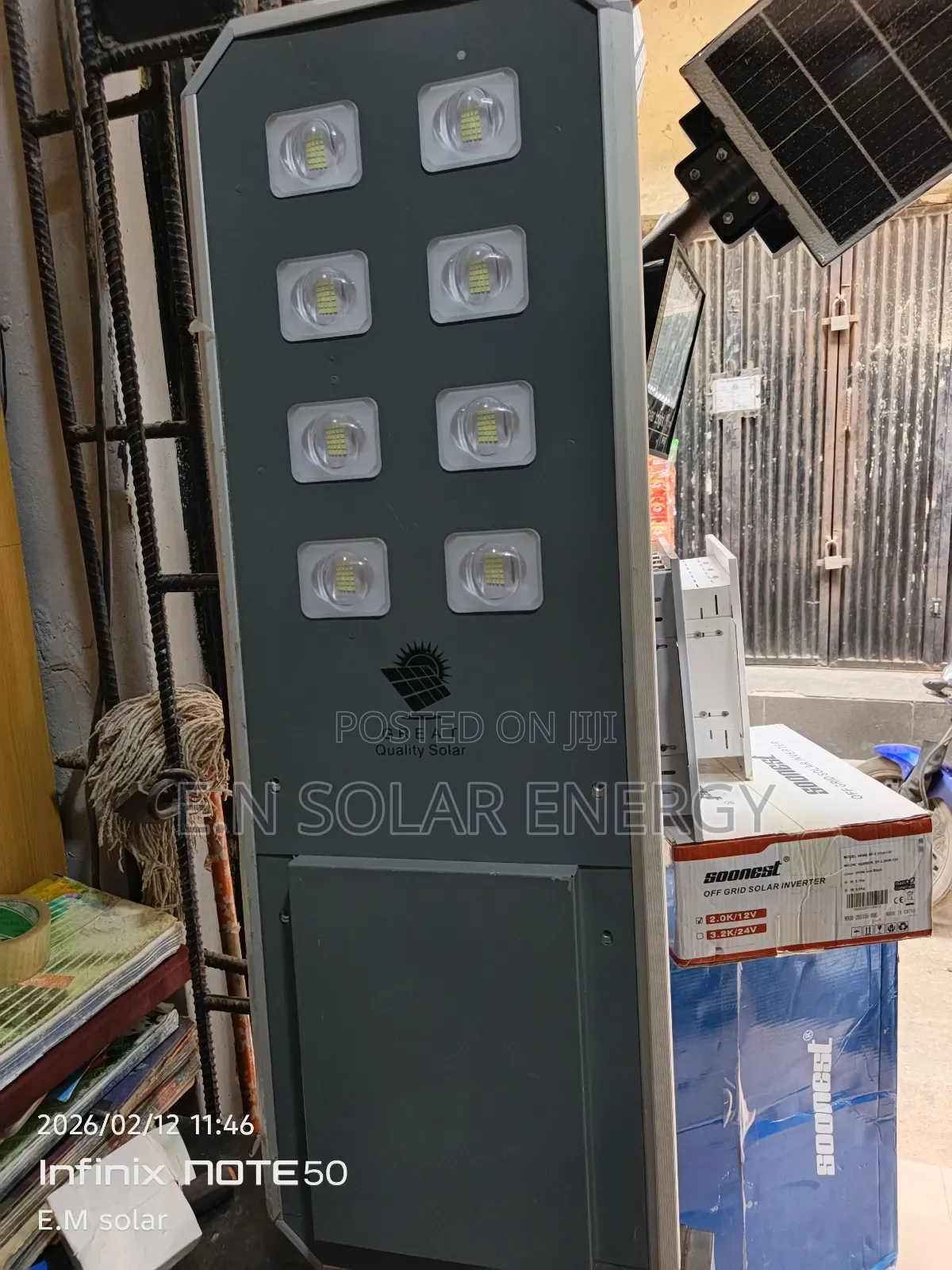 All in One 8 Eyes Solar Street Lights Available