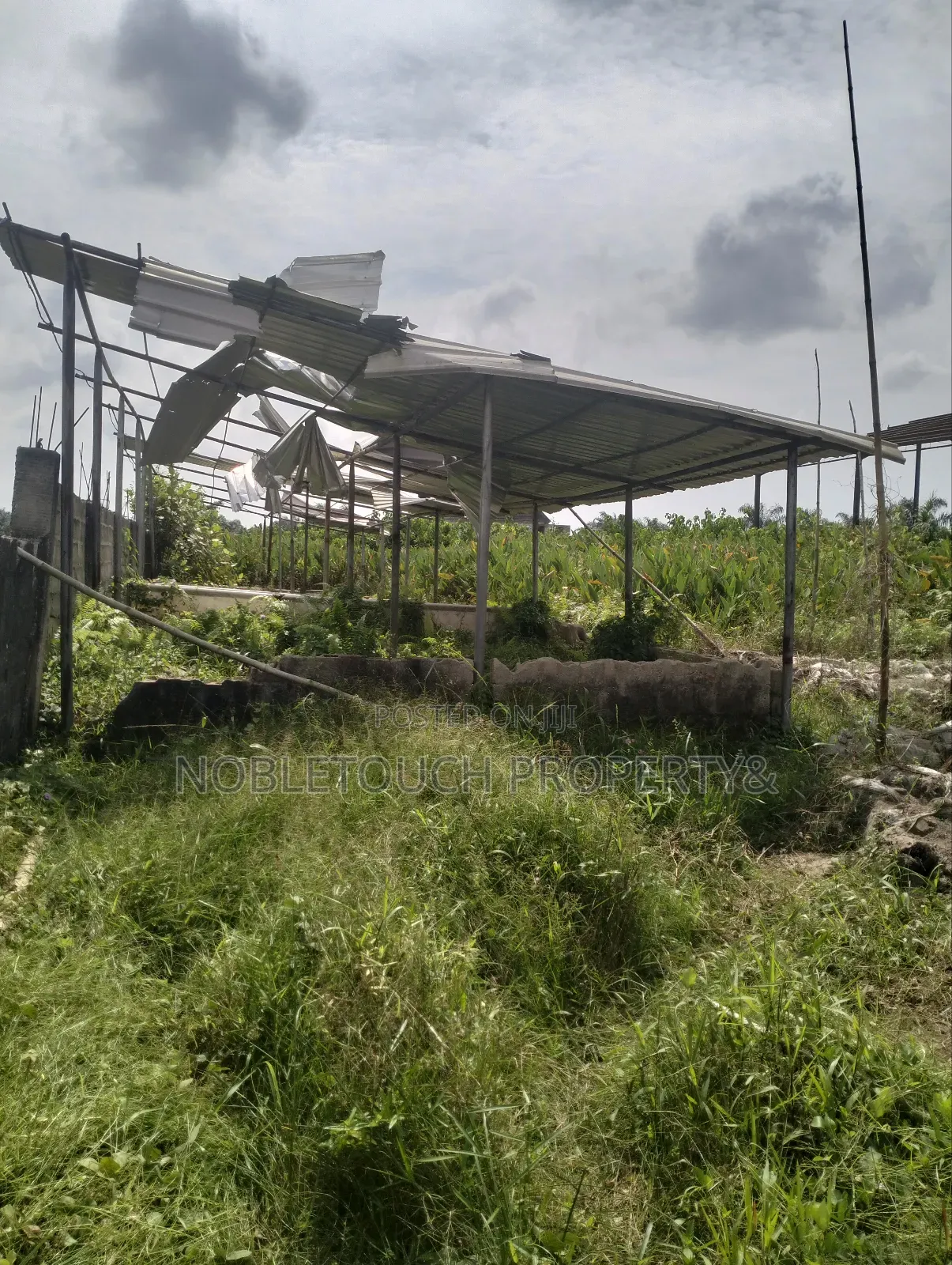 Industrial/Commercial Land With 7bay Warehouse at White Sand Ijegun