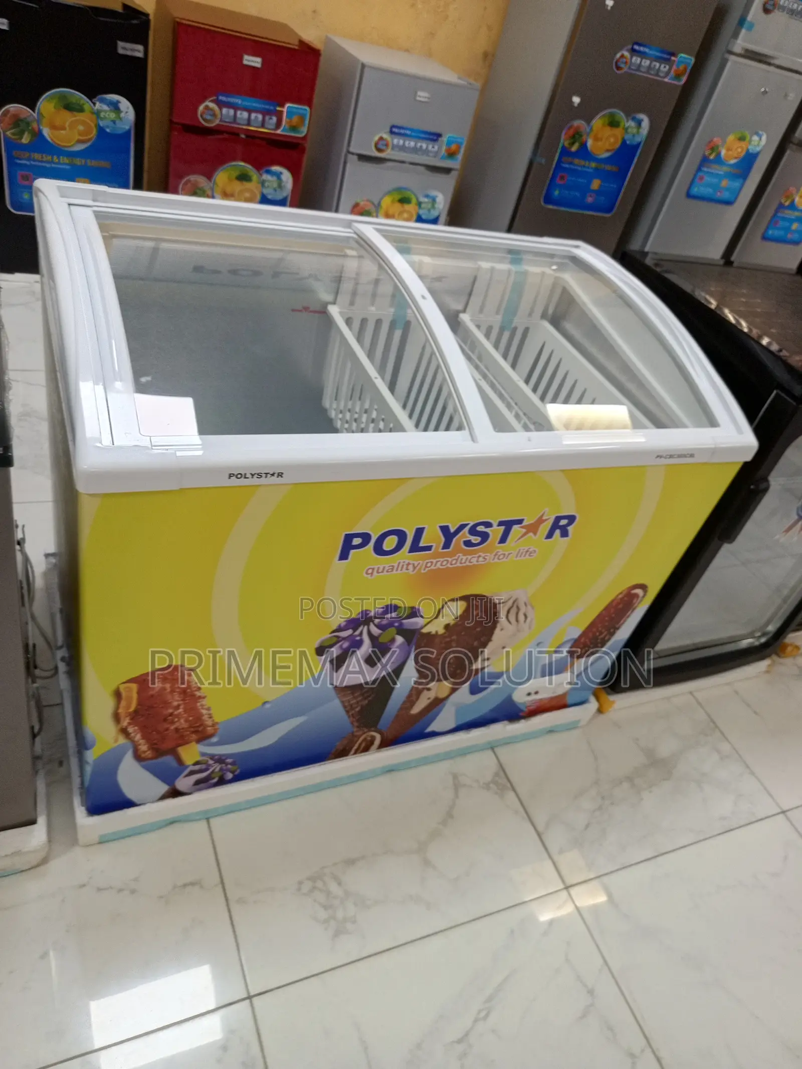 Durable Polystar Chest Freezer Pv-Csc303csl 226l – Yellow Finish
