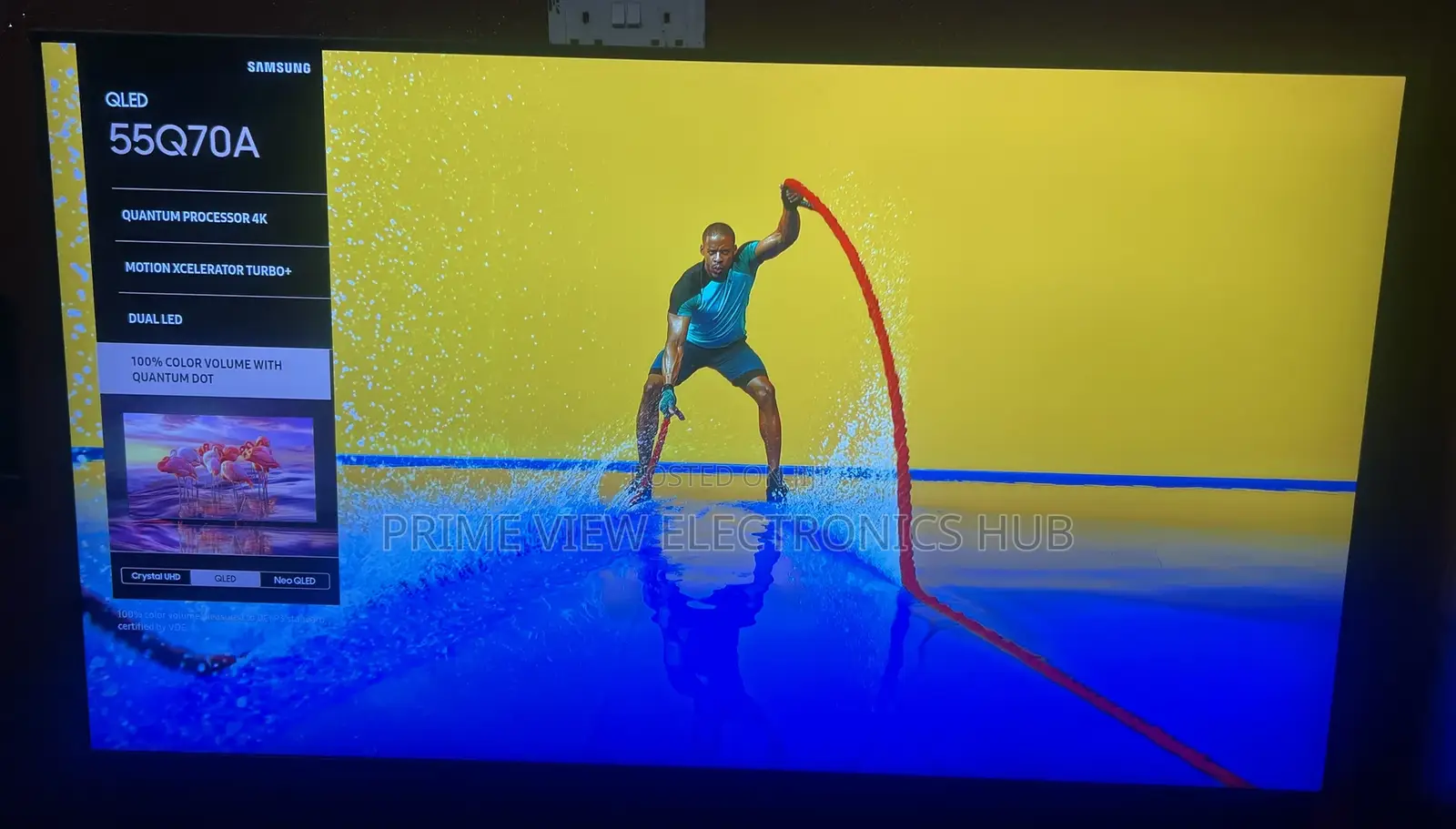 Samsung 55-Inch Qled Smart TV Model Qa55q70a