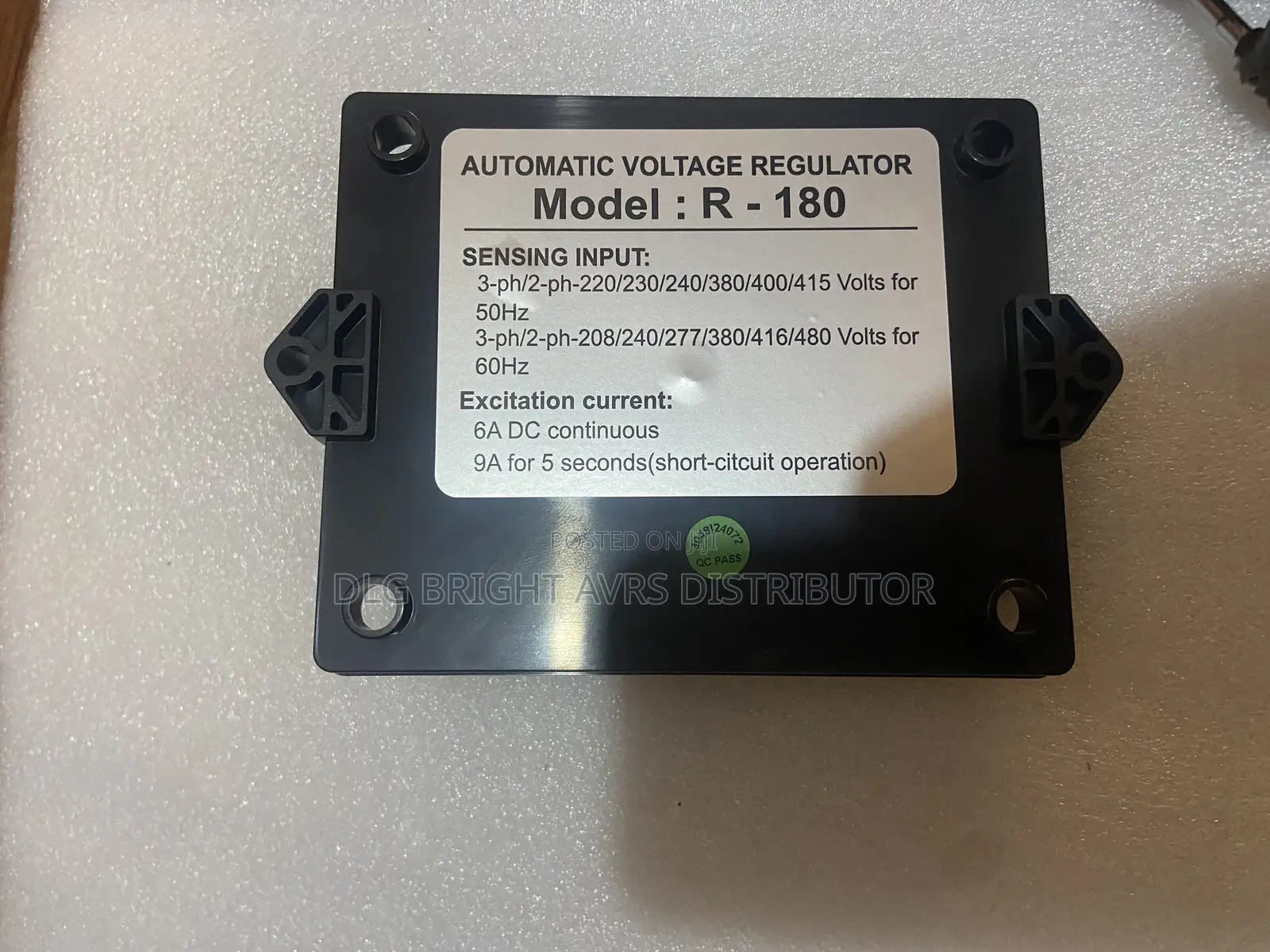 R180 Generator Avr (Leroy Somer)