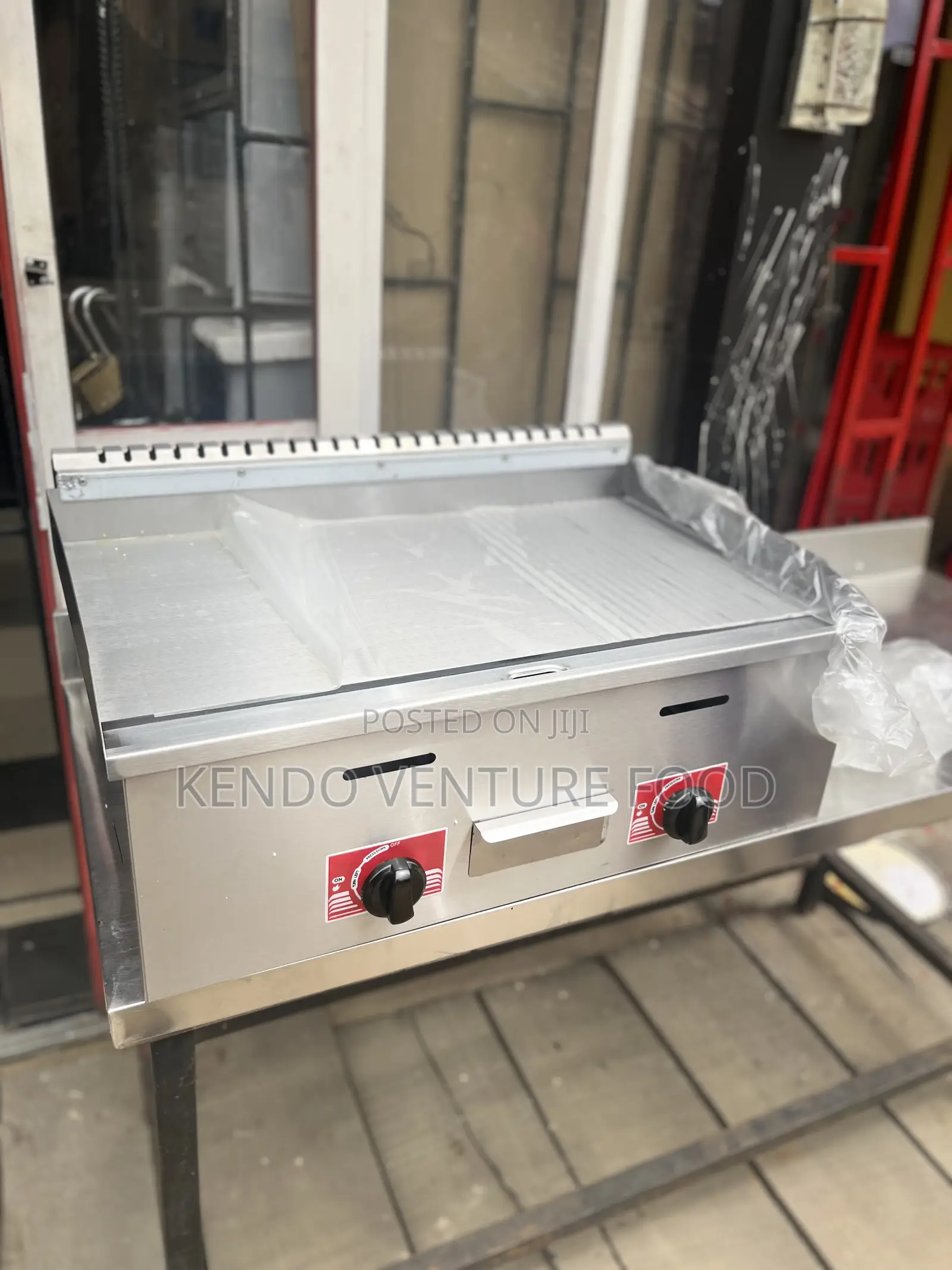 Industrial Gas Grill And Griddle