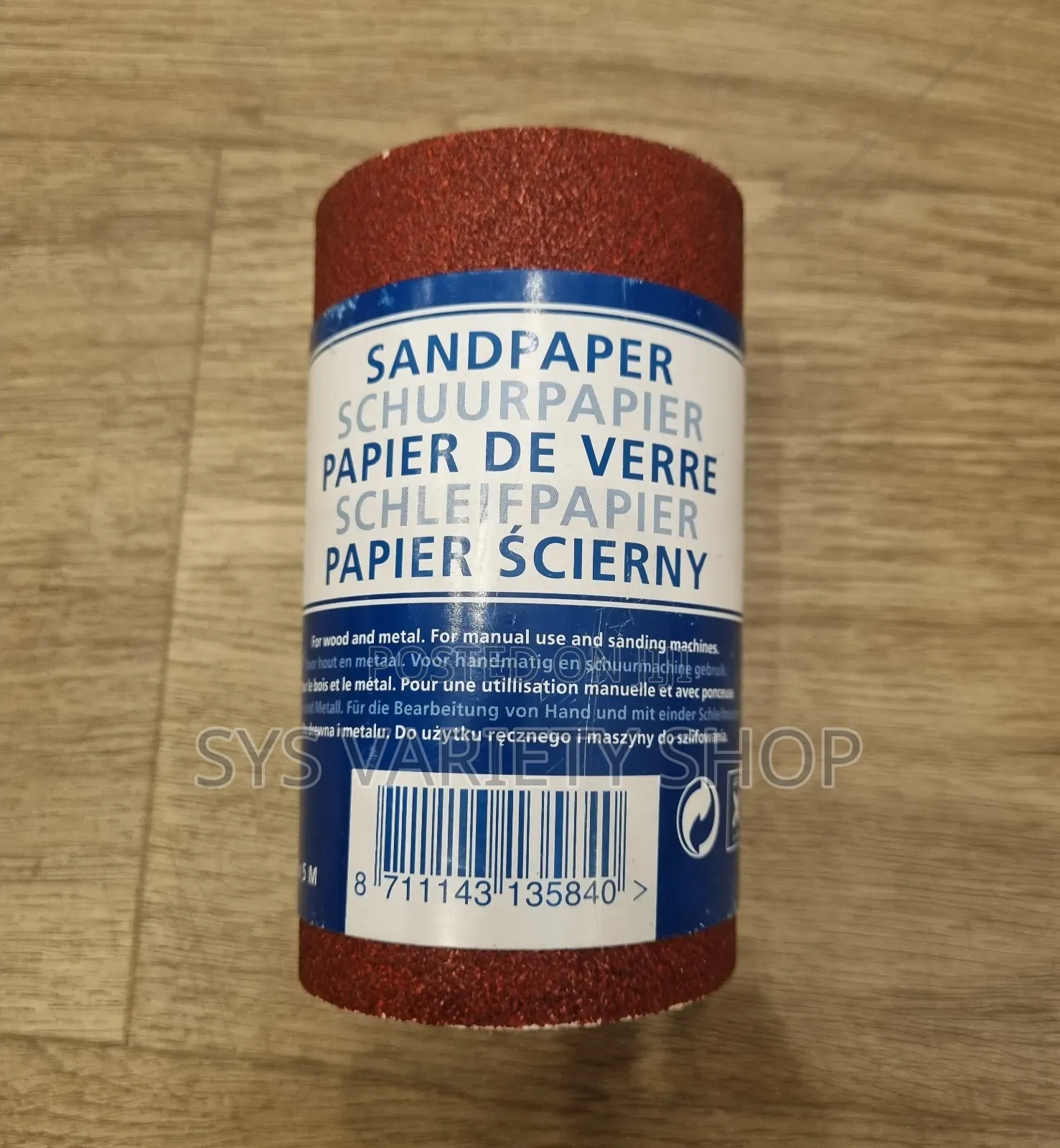 P80 Sand Paper Roll 12 Cm X 5 M