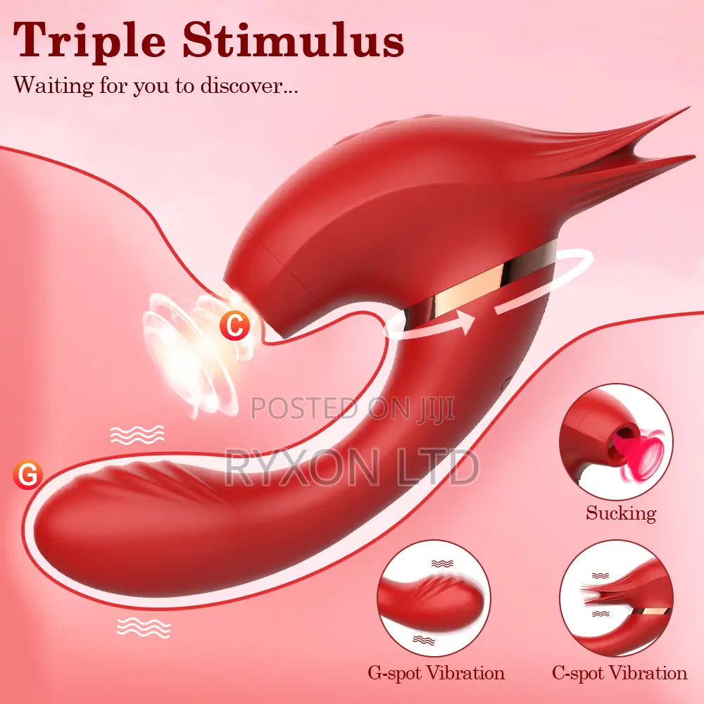 Triple Stimulus 3in1 Vibrator Sucking,Licking Vibrating
