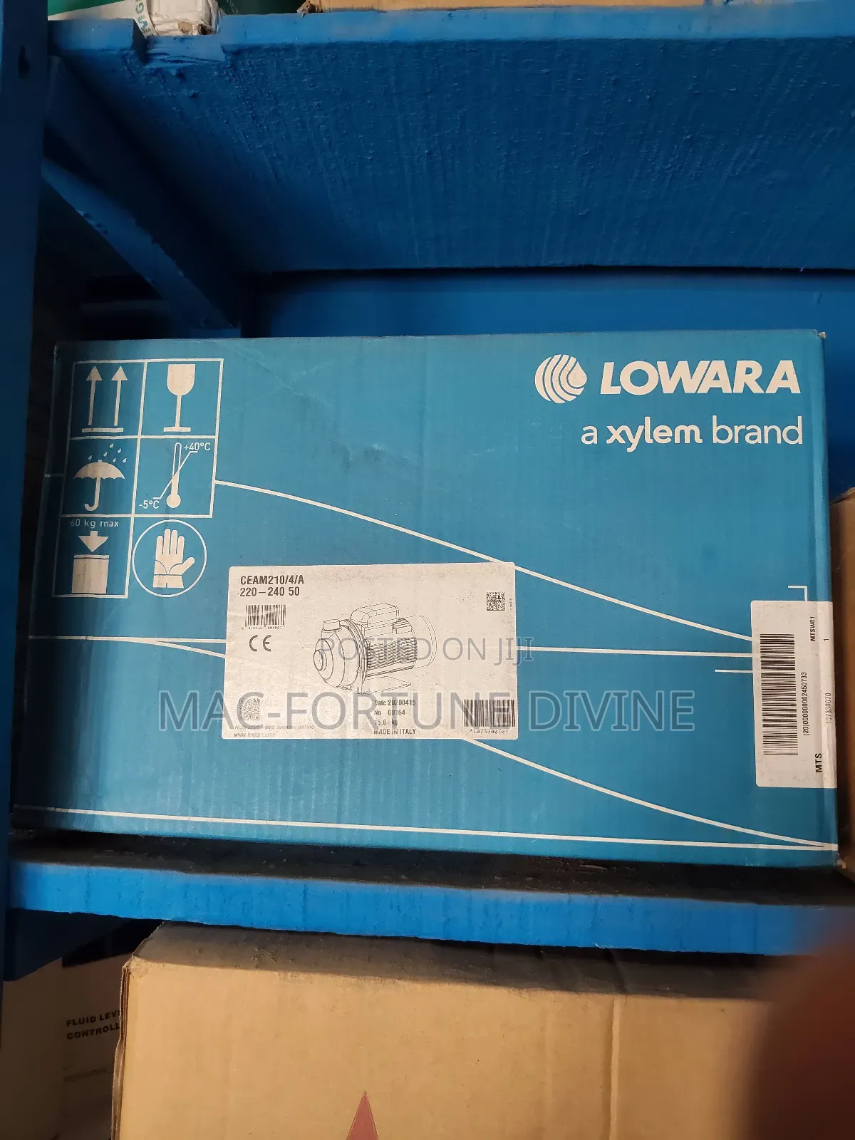 Lowara Surface Pump Ceam80/5 Single Phase 1horse Power