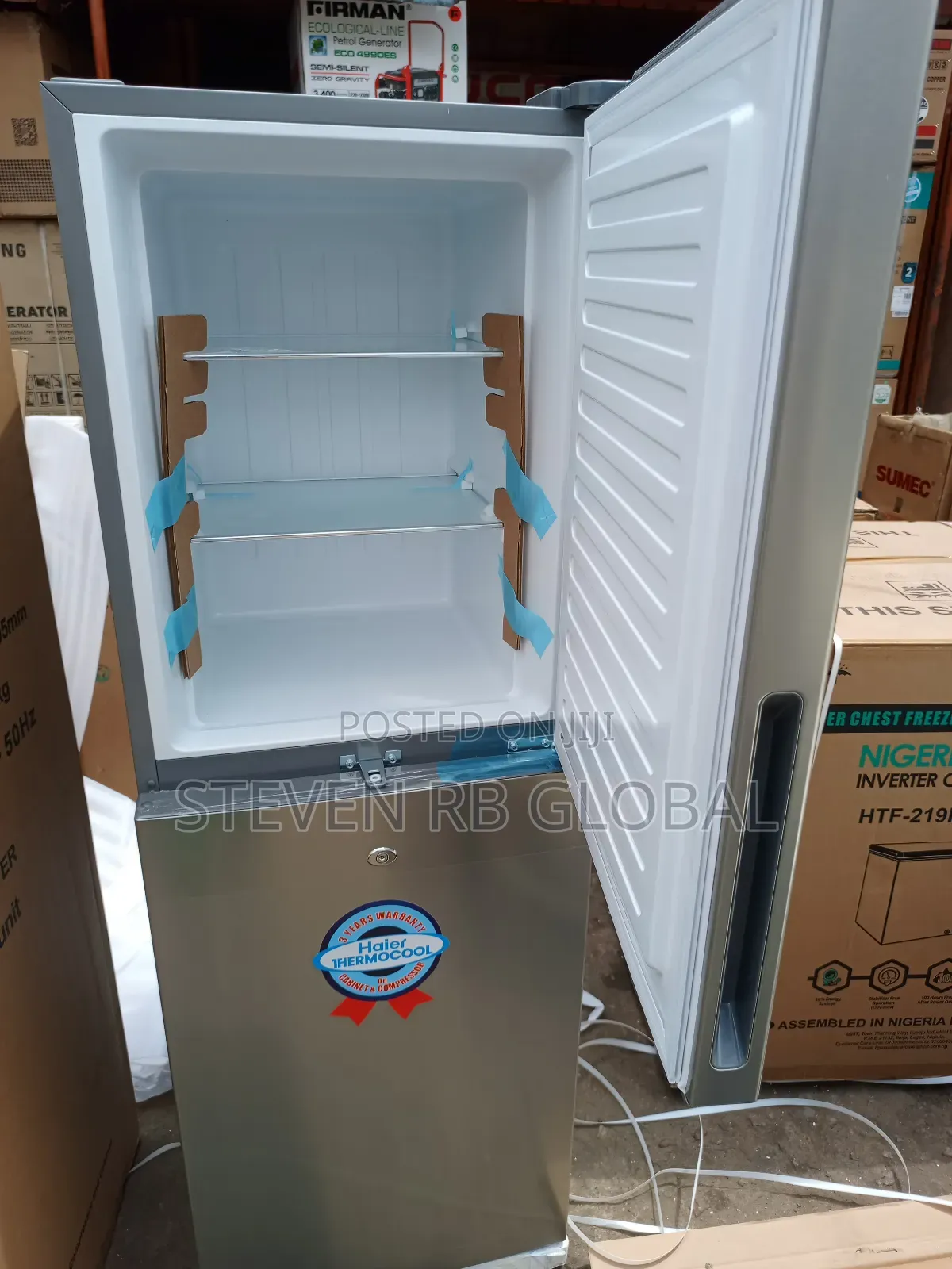 Haier Thermocool 250 Litres Double Door Refrigerator – HRF 250blux SLV