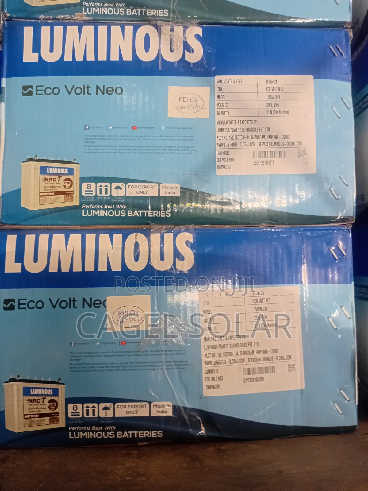 Luminous 1.5kva 24v Eco Volt Inverter