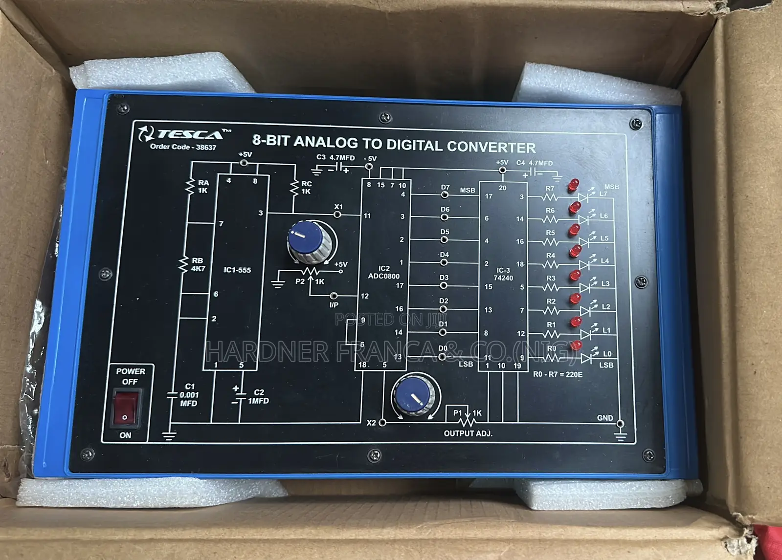 Analog to Digital Converter Trainer