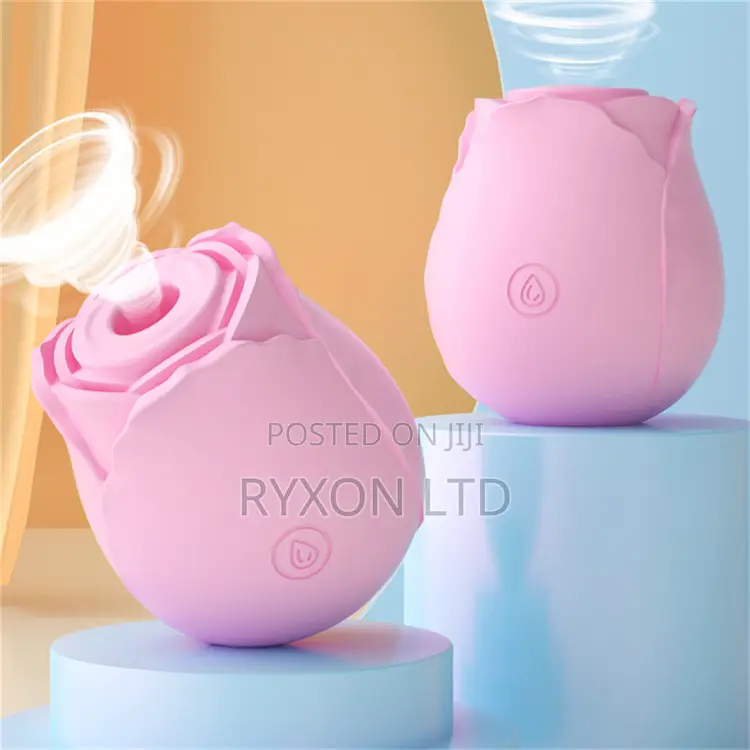 Pink Rose Sucker Vibrator