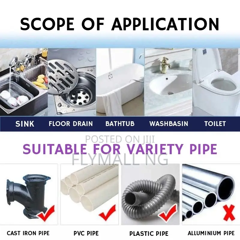 Powerful Pipeline Effective Clog Remover Powder For Toilet Sink