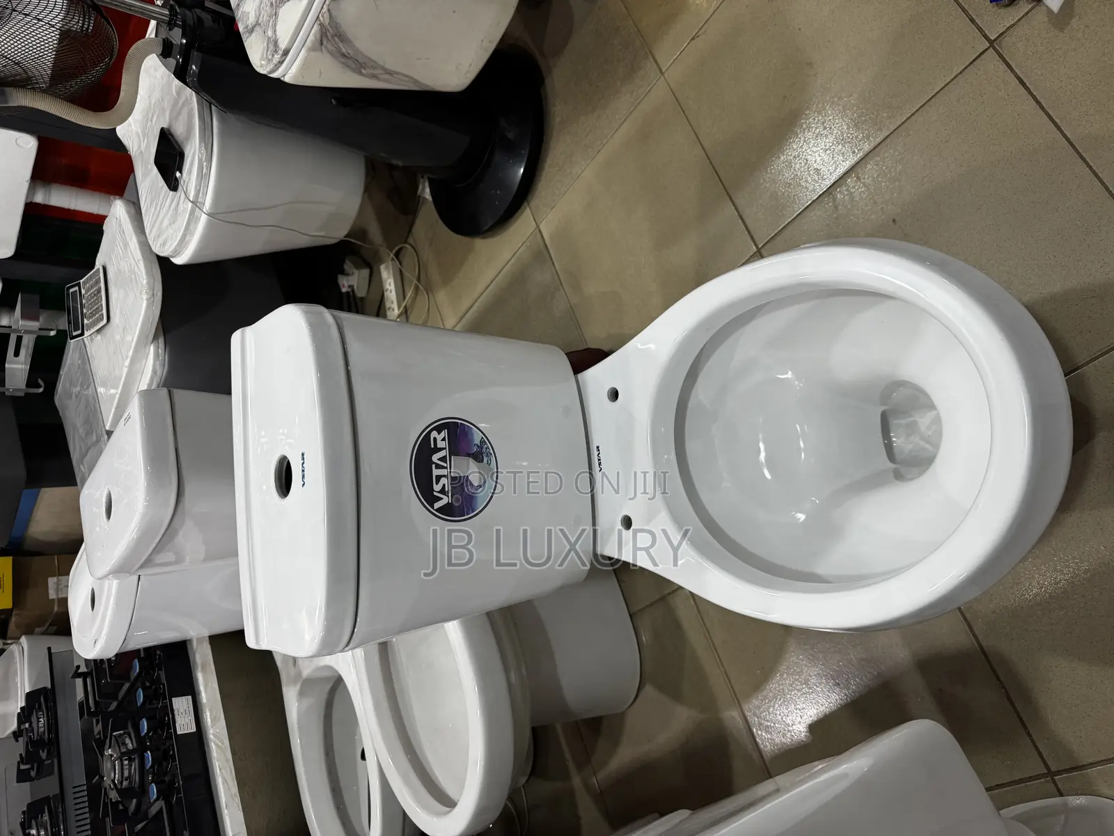 Complete Set Toilet Seat With With Basin and Stand