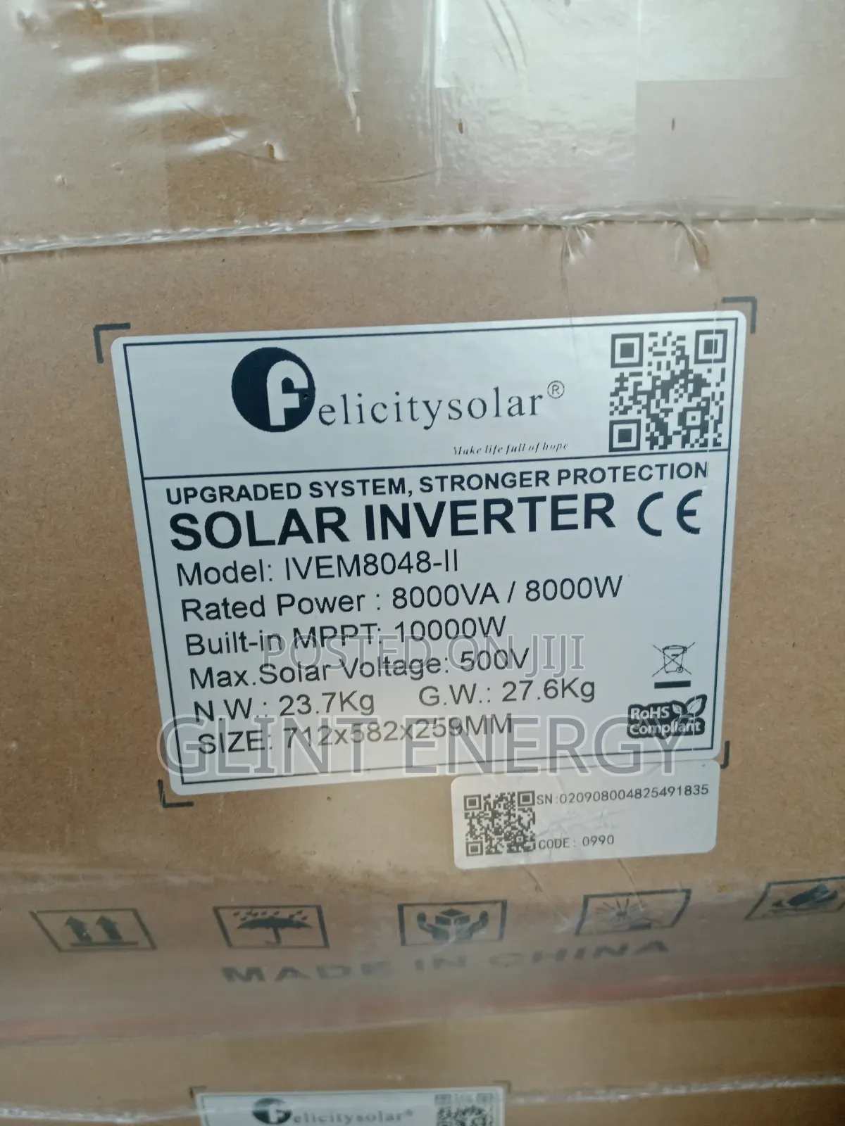 8kva 48v Felicity Hybrid Inverter