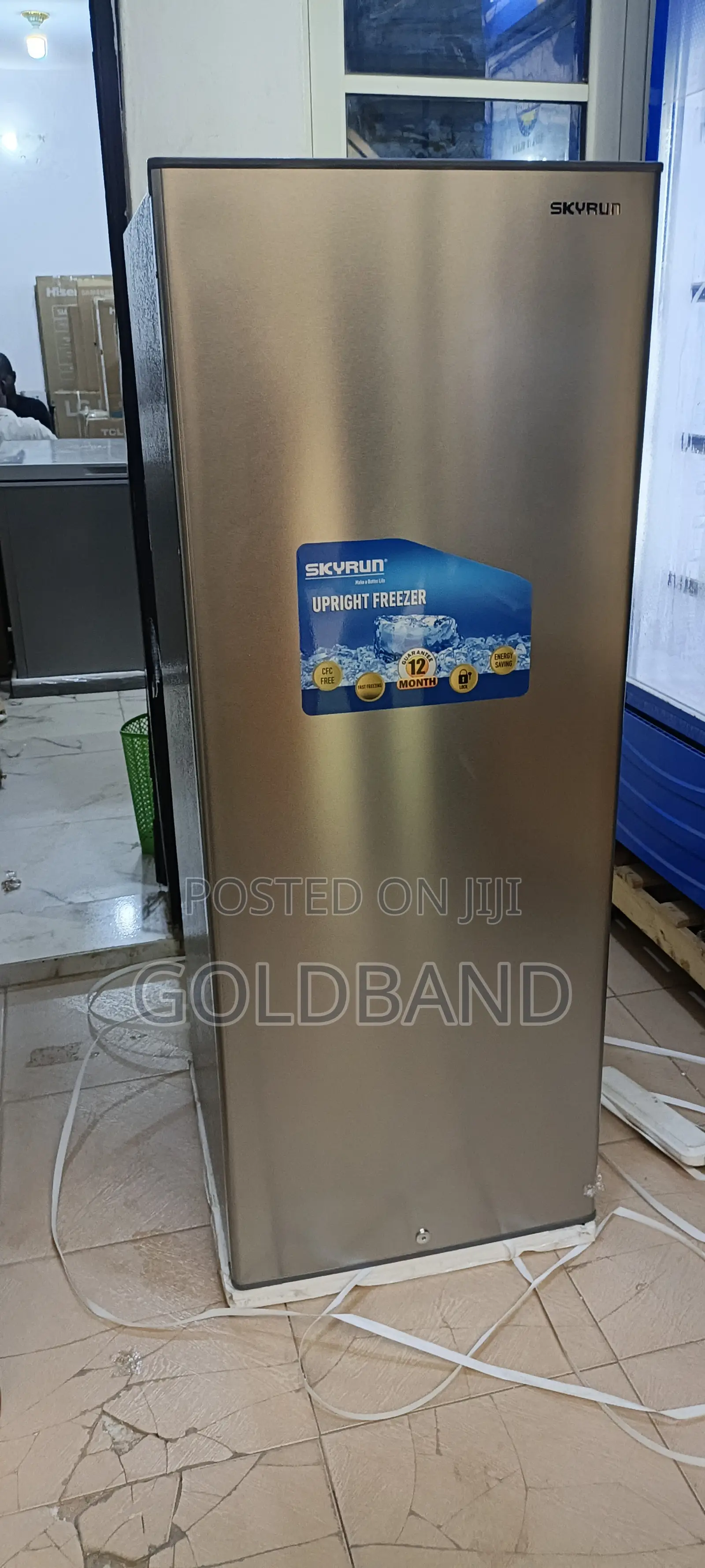 Skyrun 180 Litres Upright Cold Storage Freezer