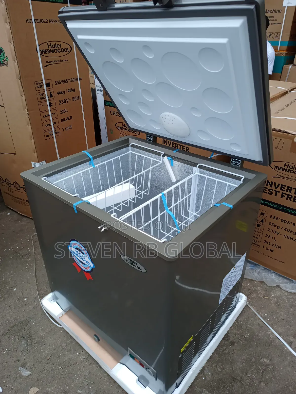 Haier Thermocool 219 Litres Inverter Chest Freezer | HTF-219is R6 SLV