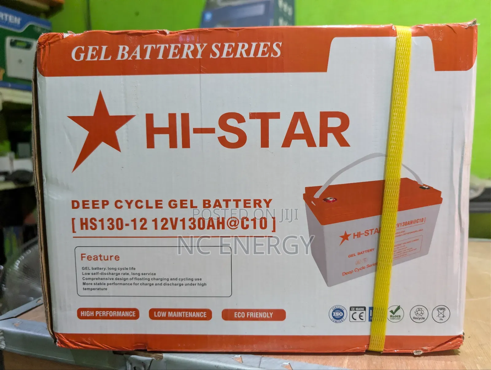 12v 130a  Dry Cell Battery
