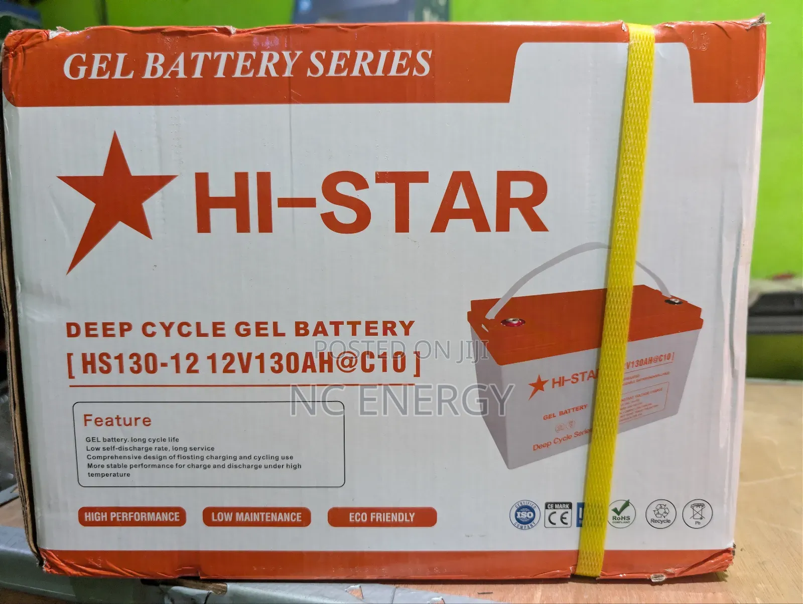 12v 130a  Dry Cell Battery