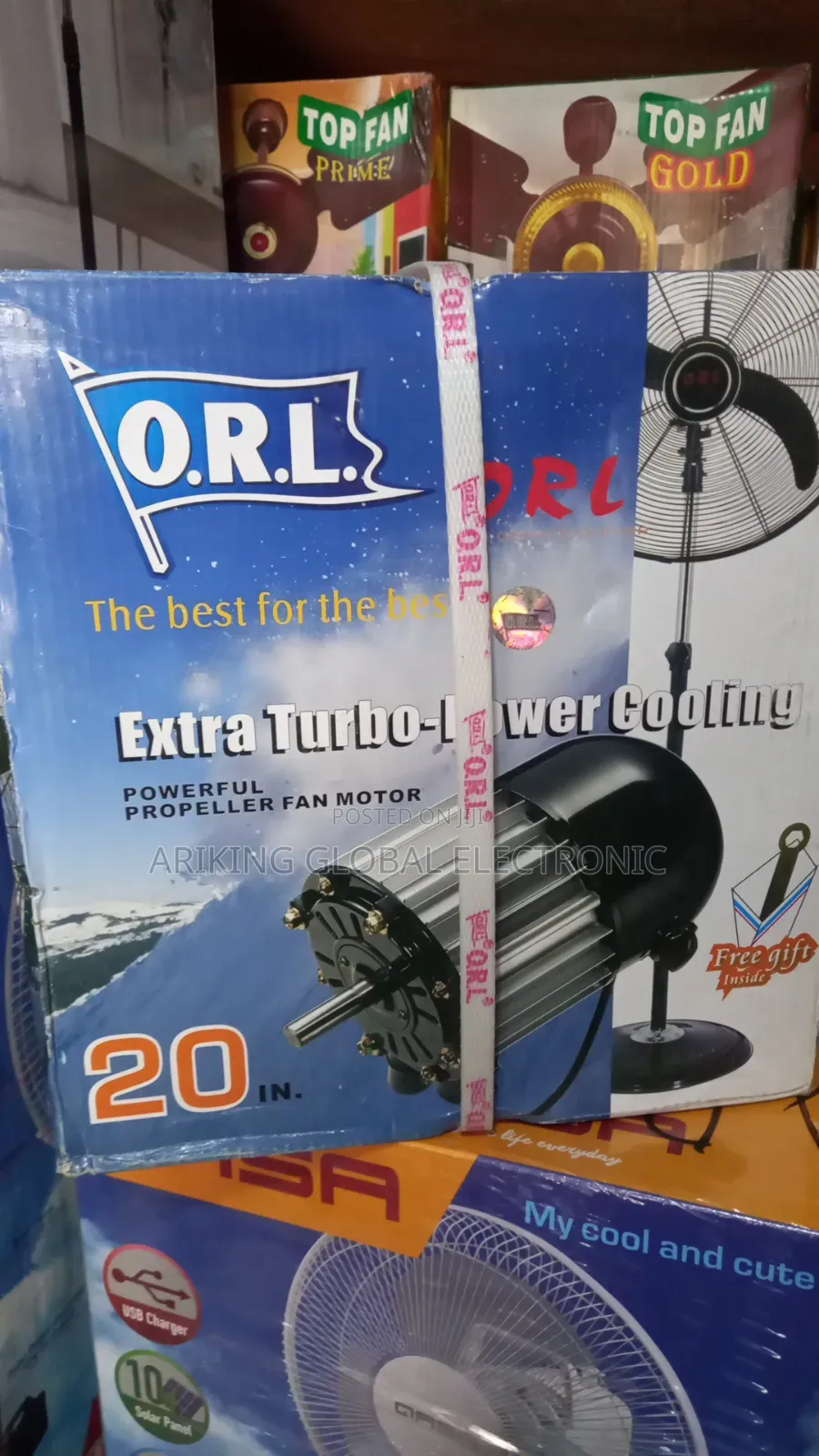 Orl Industrial Standing Fan 20"Inch