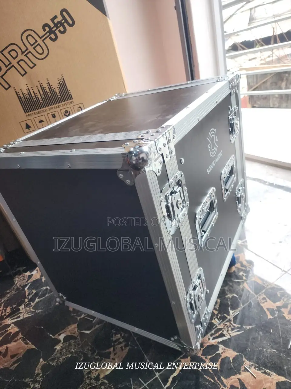 12u Heavy Duty Amplifier Rack Cover Double Face