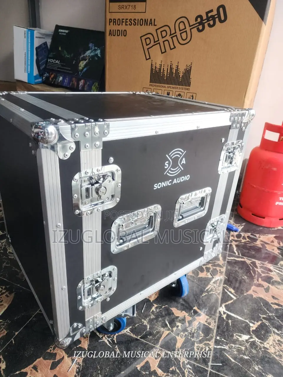 12u Heavy Duty Amplifier Rack Cover Double Face