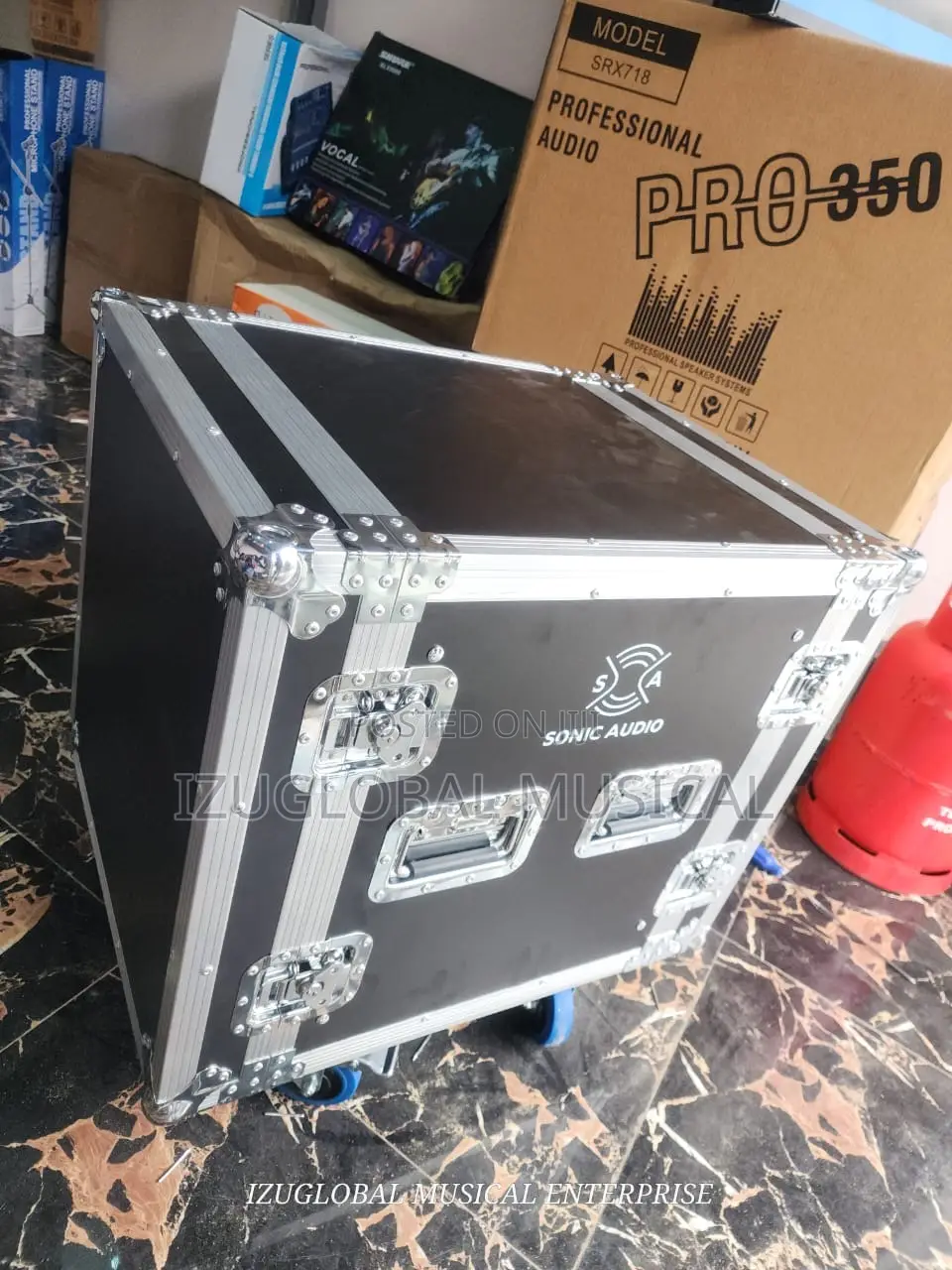 12u Heavy Duty Amplifier Rack Cover Double Face