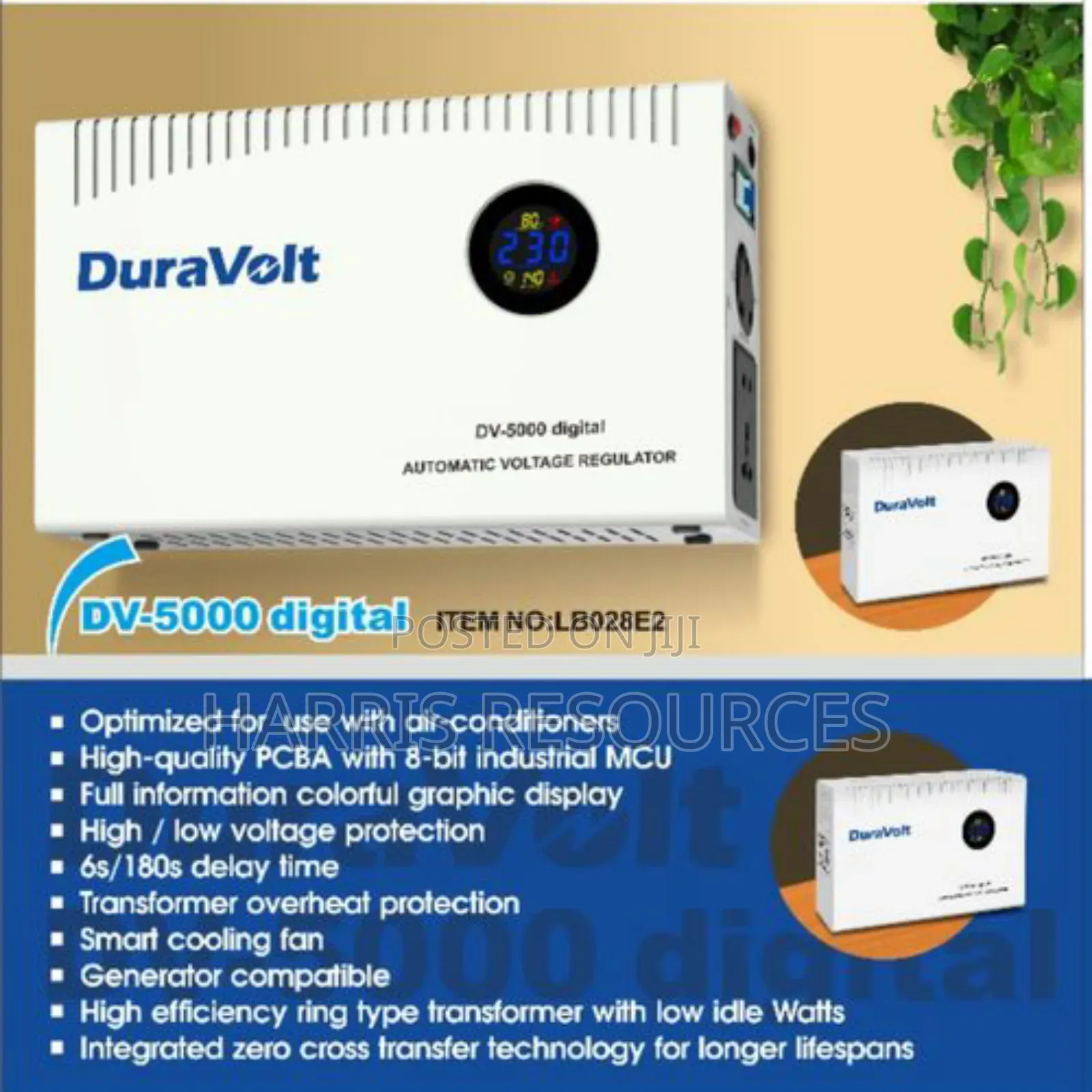 Duravolt Wall Mounted Stabilizer Avr Dv-5000i