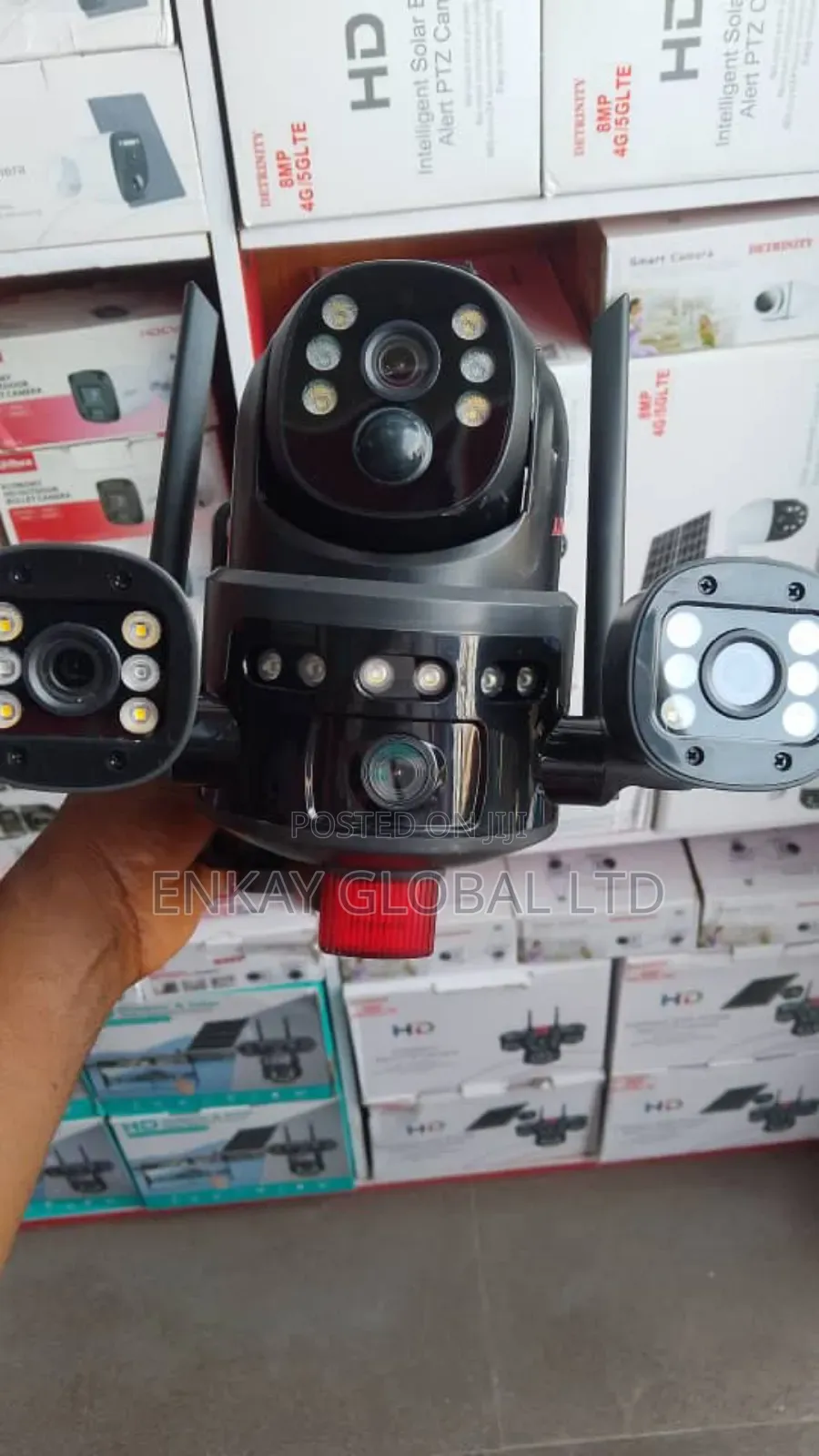 Double Lense Quality U-Box Solar Camera