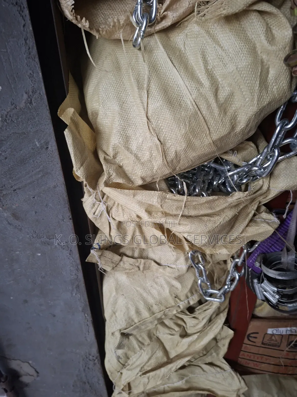 10mm White Fender Galvanise Chain by 30mtrs