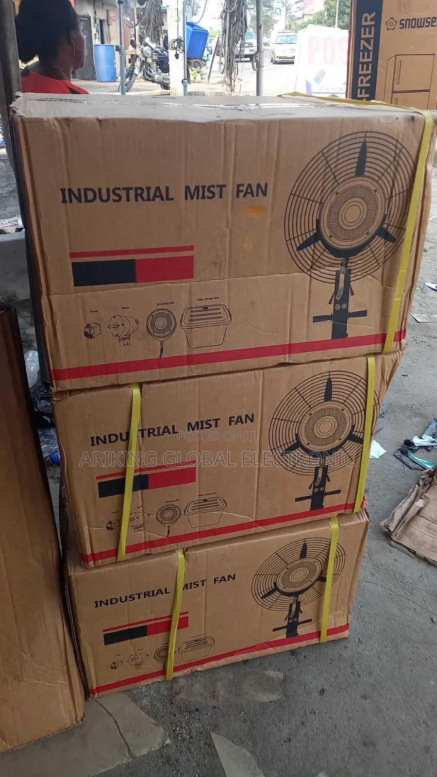 Industrial Mist Standing Fan 26"Inch
