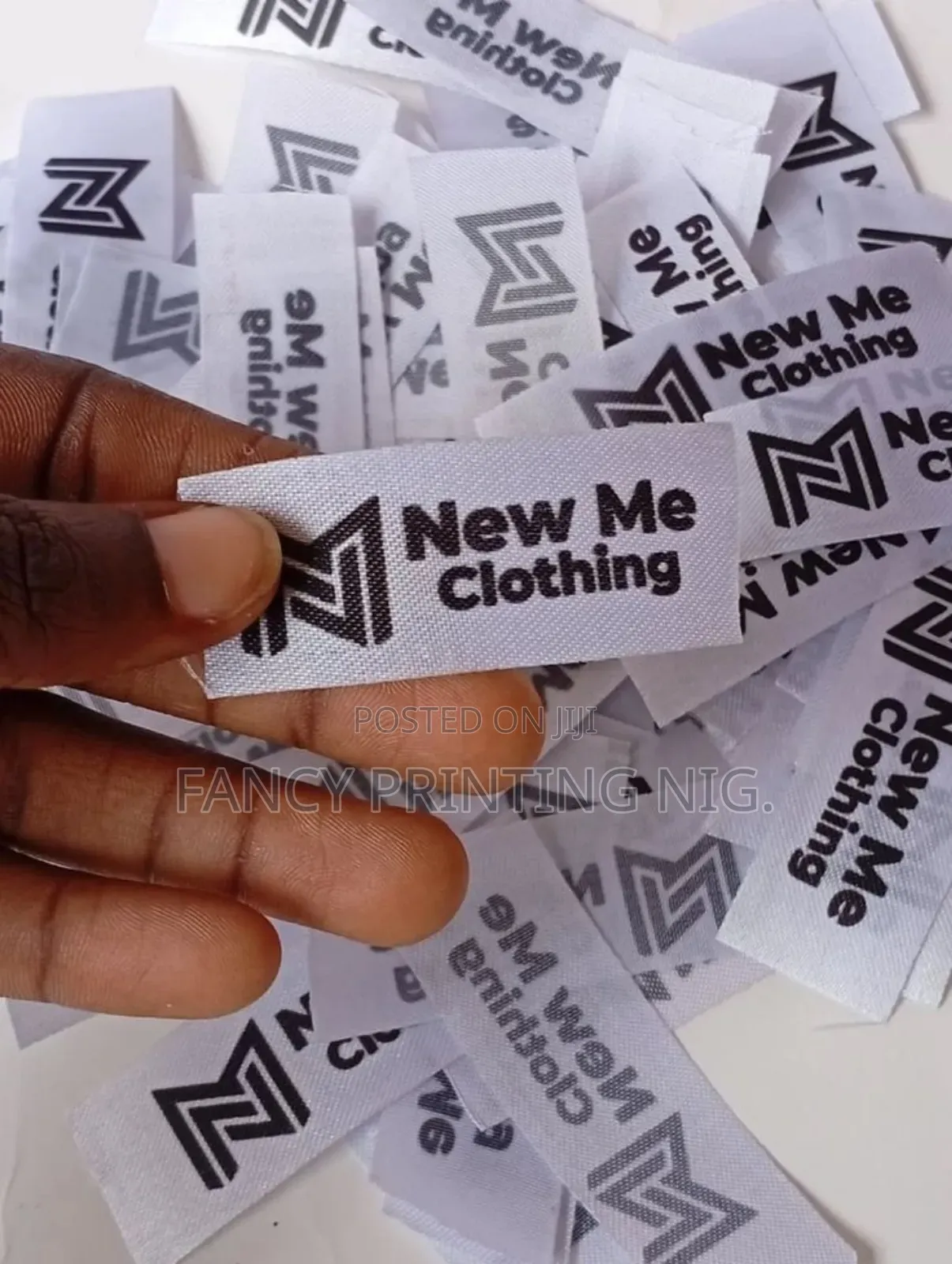 Custom Satin Fabric Labels With Logo – Clothing Brand Tags