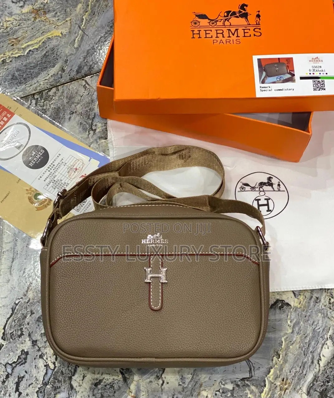 Hermes Top Quality Unisex Shoulder Cross Bag