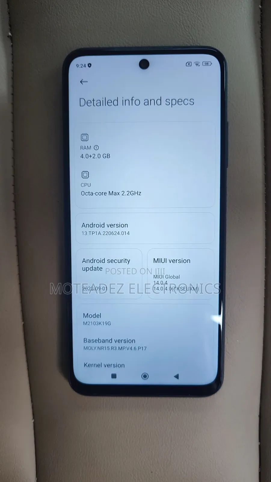 New Xiaomi Redmi Note 10 5G 128 GB Gray